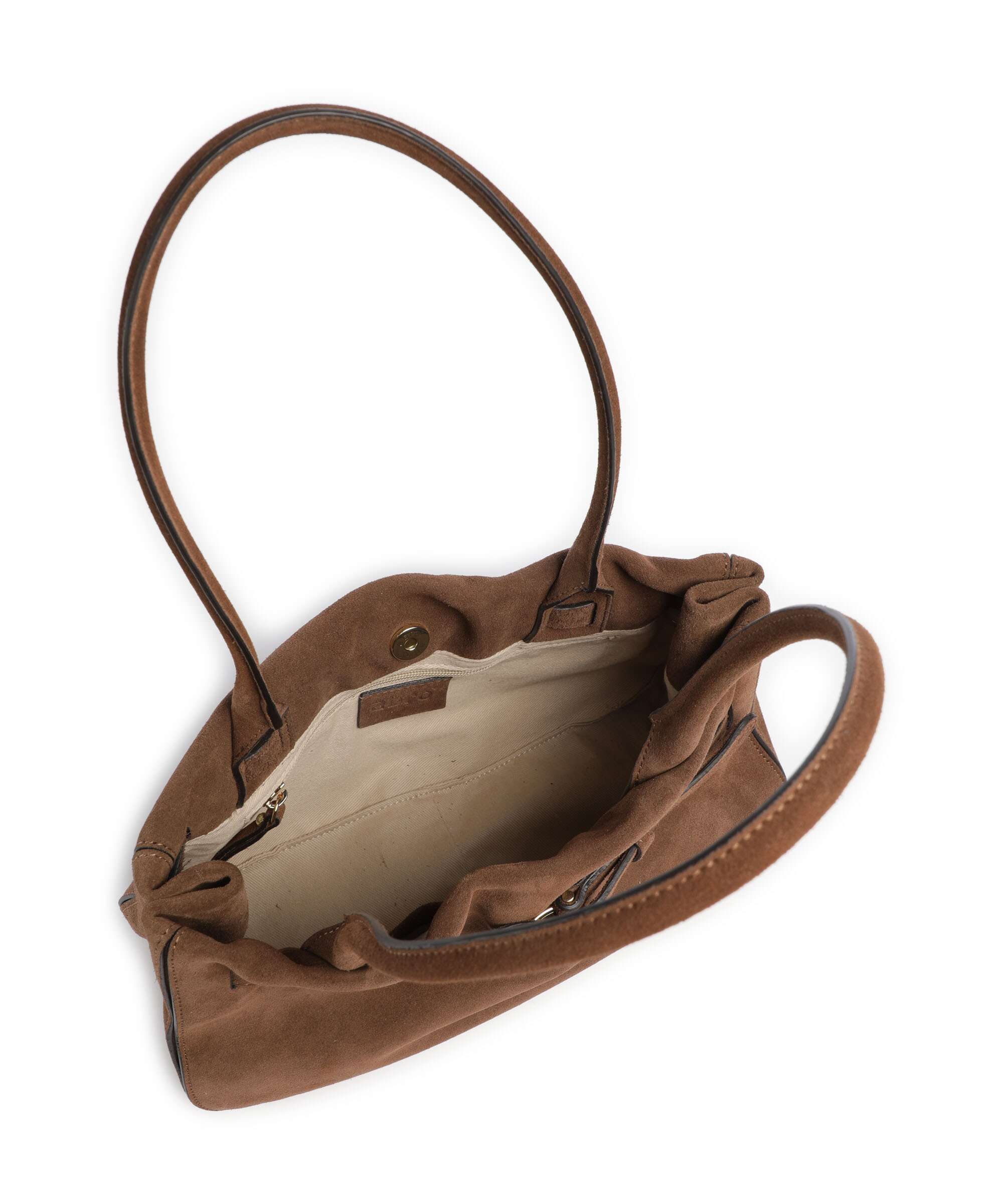 Abro Suede Jill Shoulder bag wood - Image 6