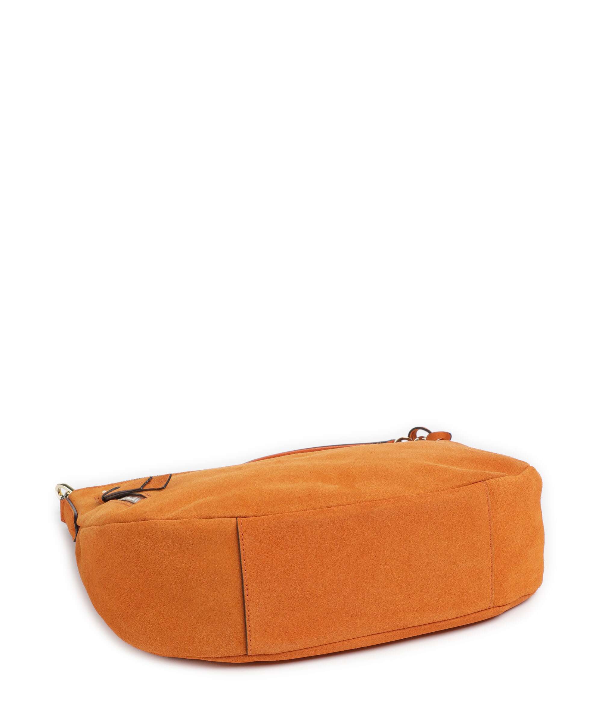 Abro Suede Juna Small Hobo bag orange - Image 5