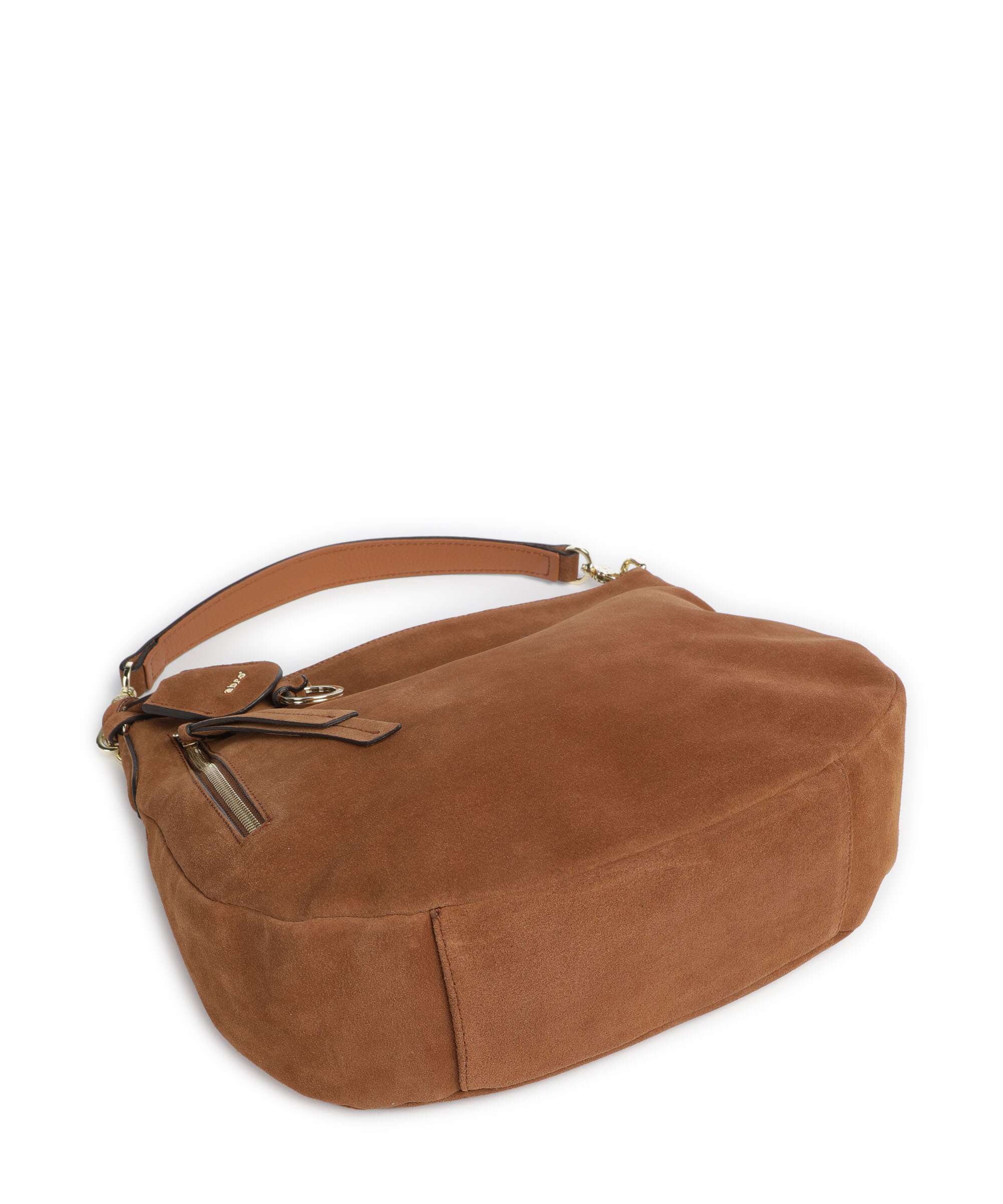 Abro Suede Juna Small Hobo bag cuoio - Image 5