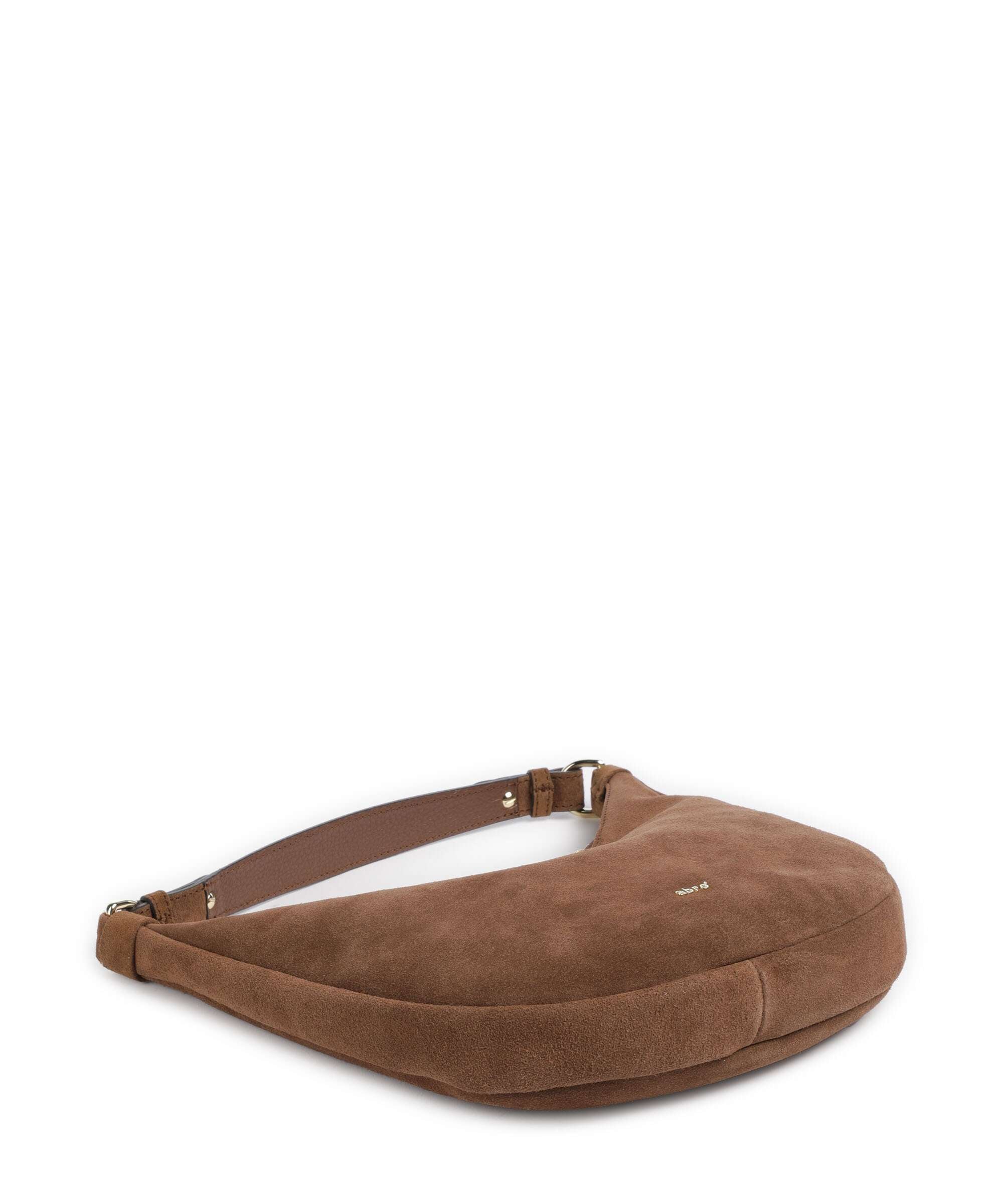 Abro Suede Nana Mini Hobo bag wood - Image 4