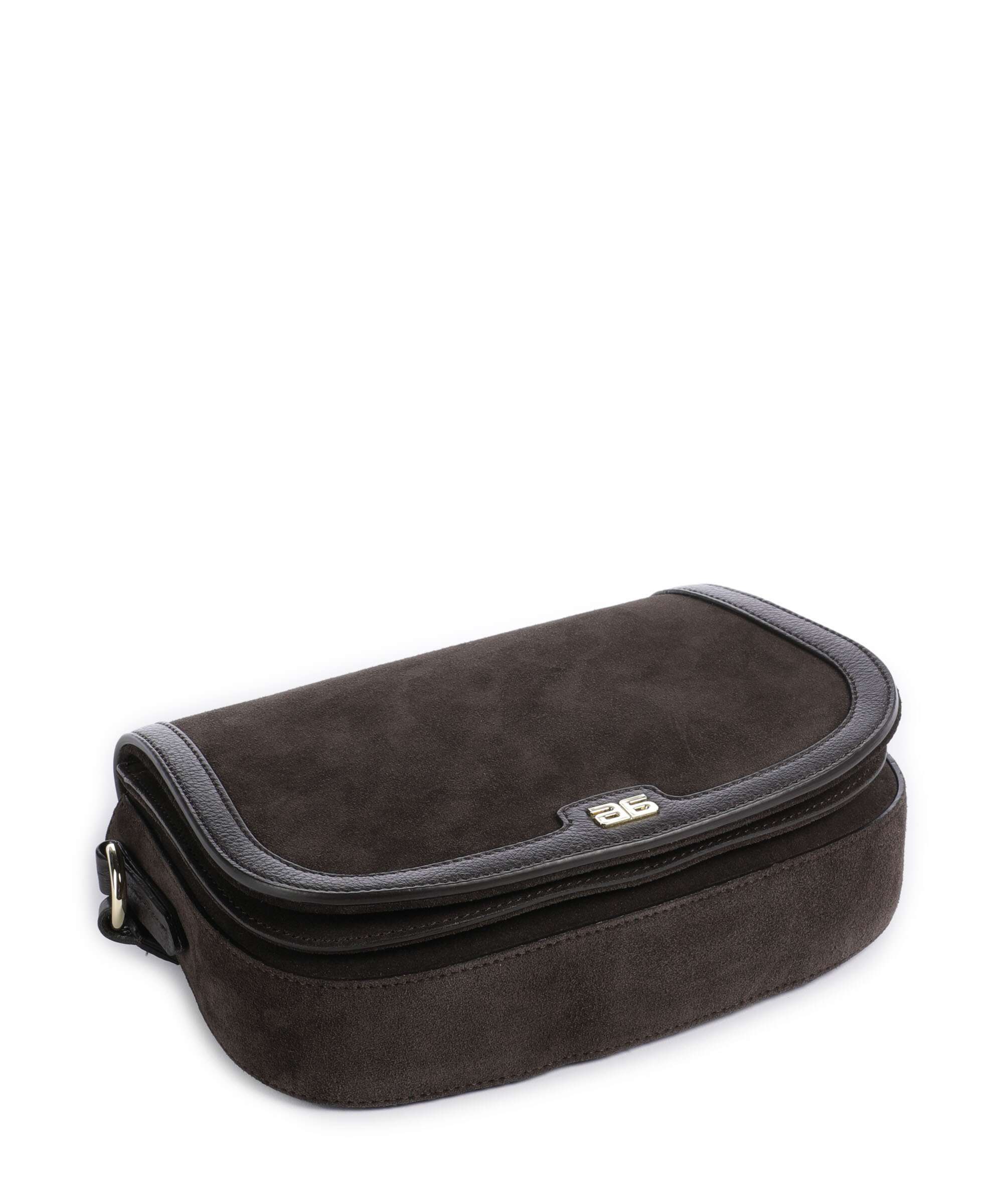 Abro Suede Rosalia Crossbody bag dark brown - Image 4