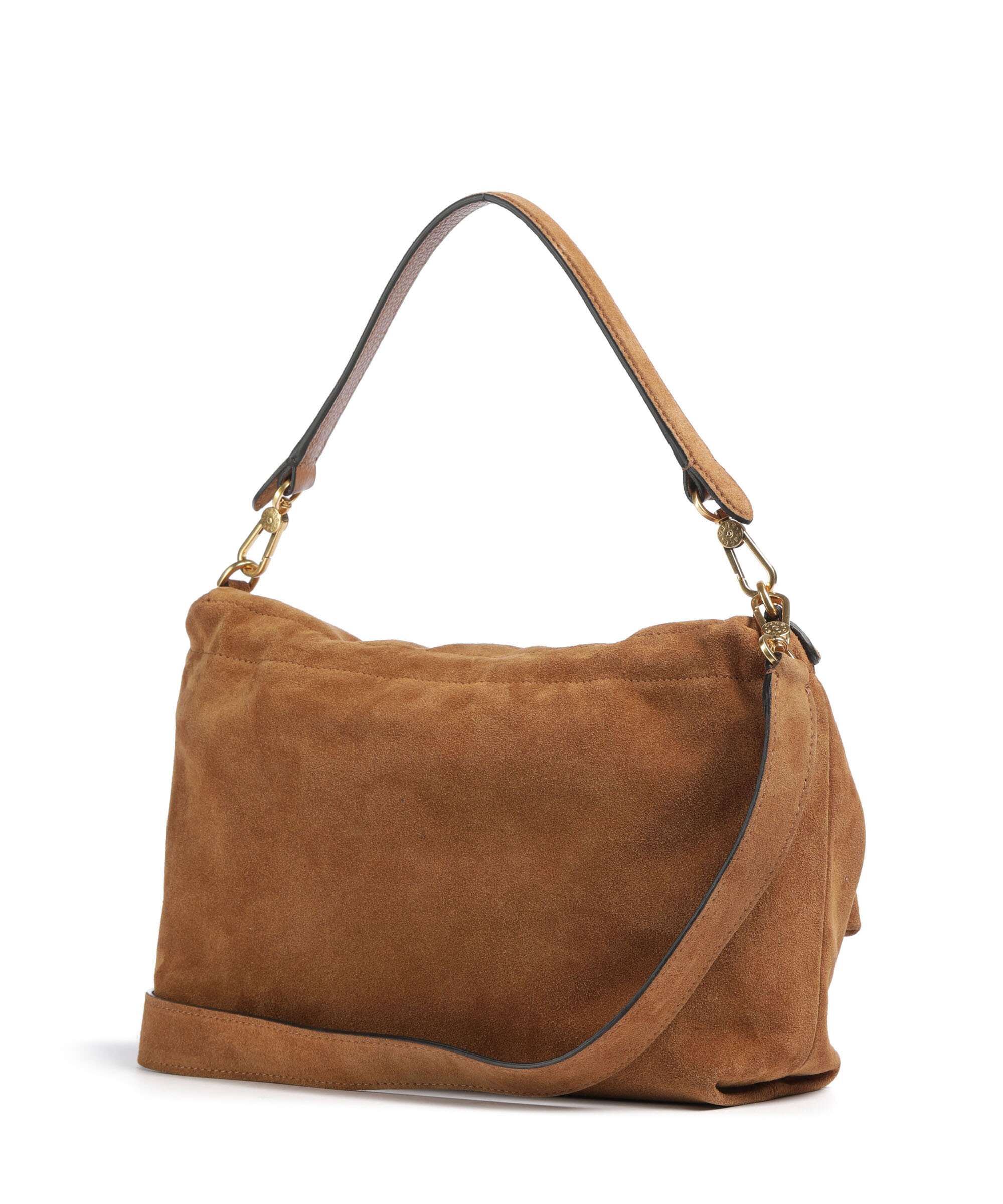 Abro Suede Temi Large Shoulder bag cuoio - Image 2