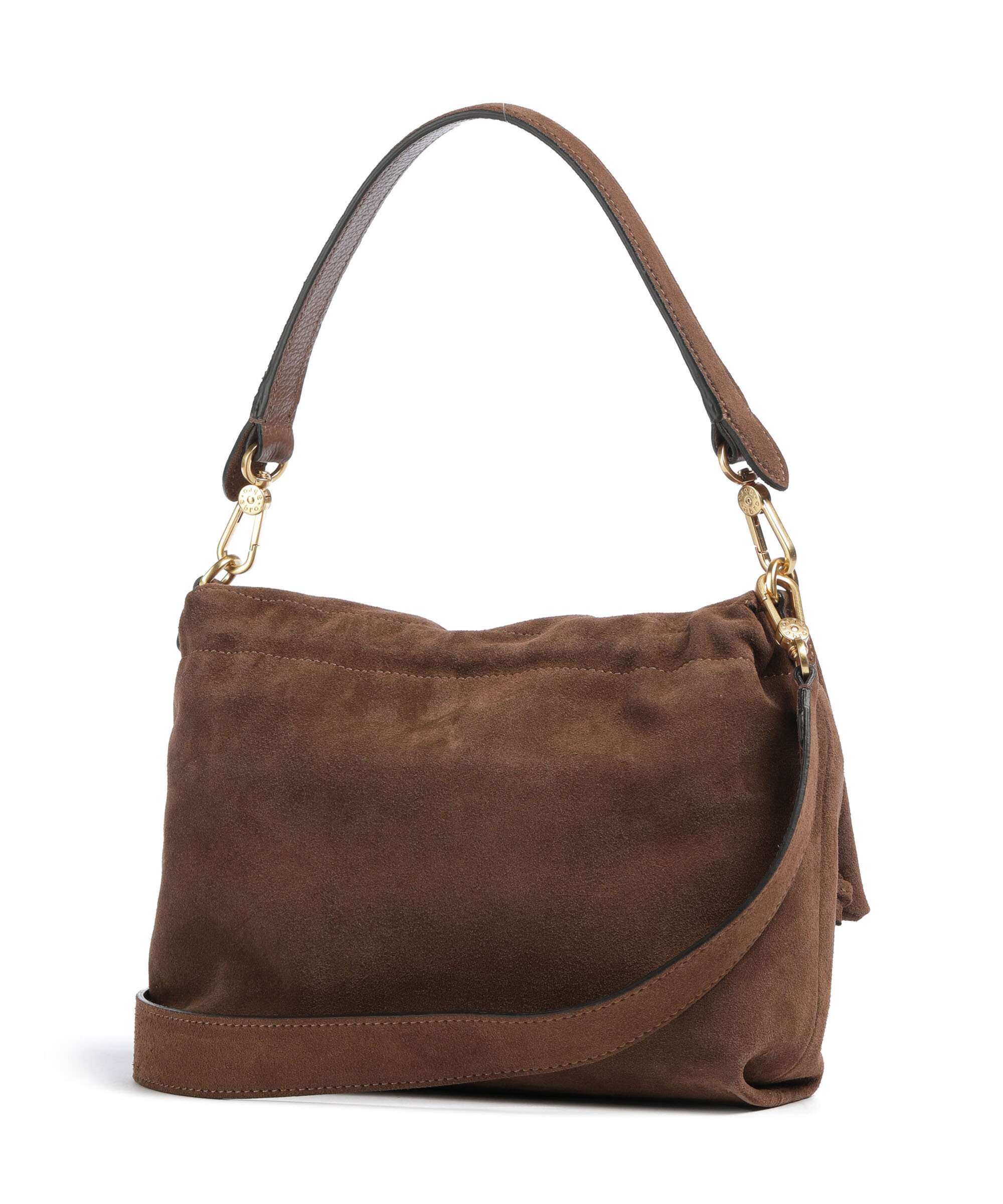 Abro Suede Temi Medium Shoulder bag wood - Image 2