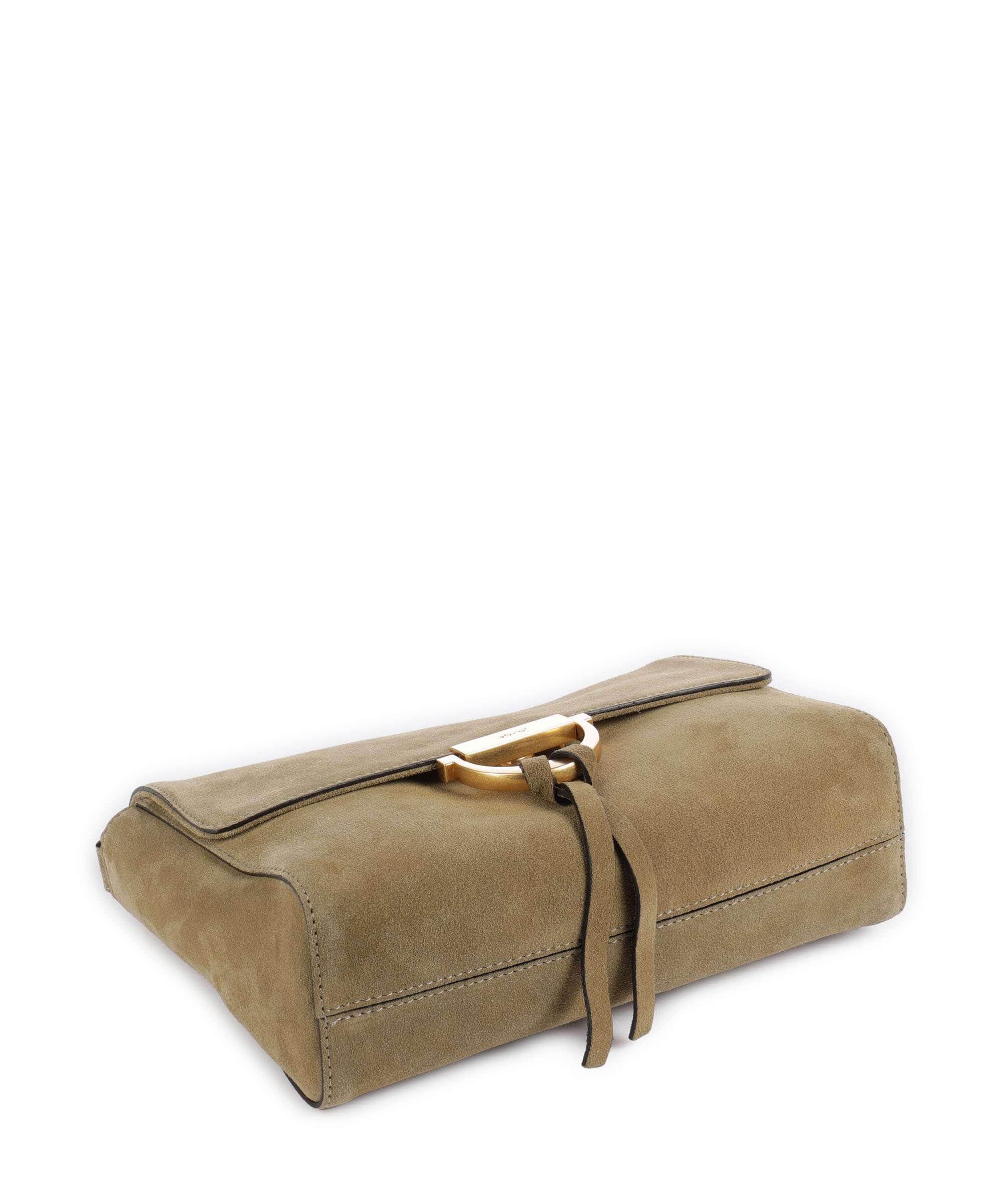 Abro Suede Temi Shoulder bag mud - Image 5