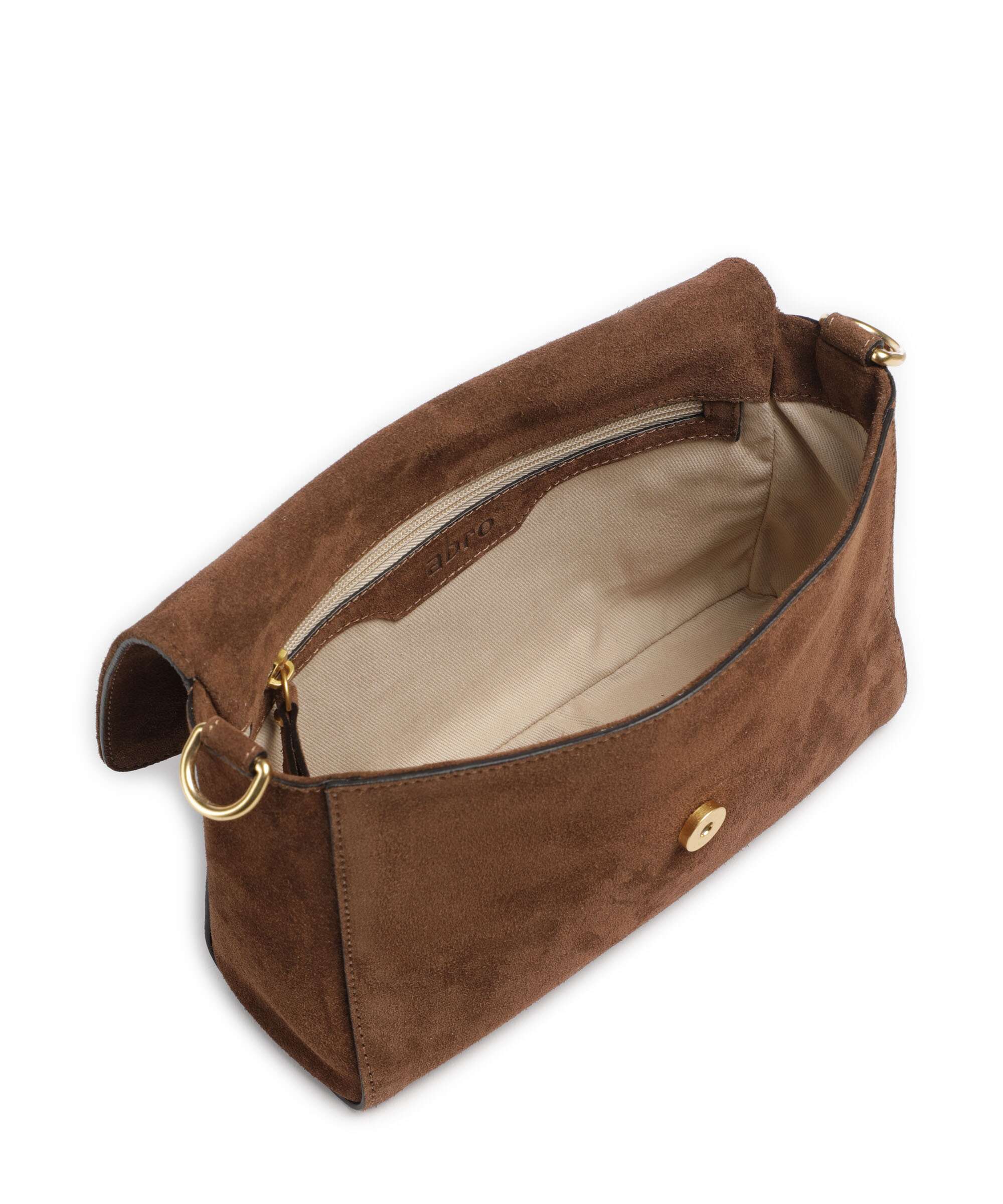 Abro Suede Temi Shoulder bag wood - Image 6