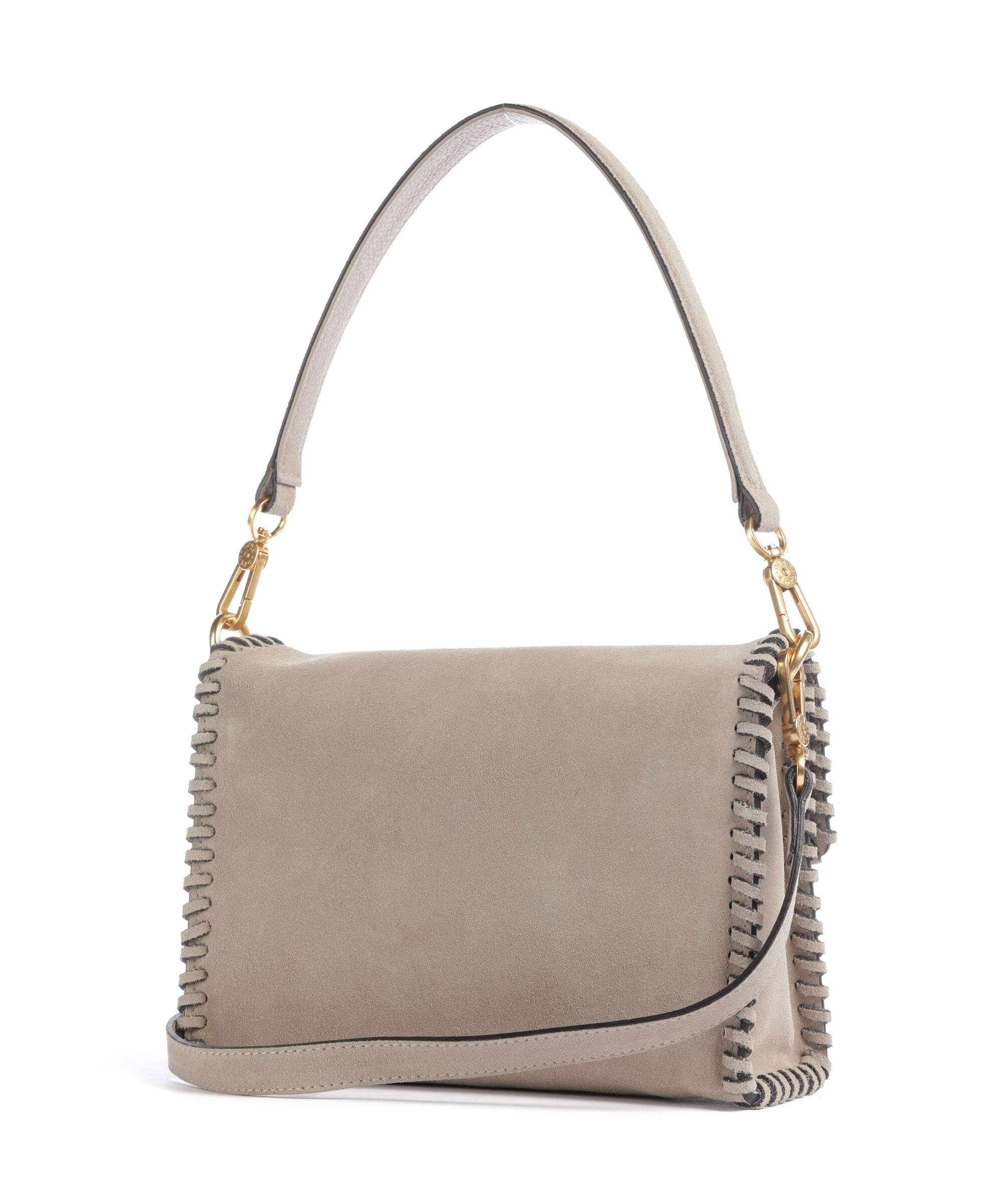 Abro Suede Temi Stitch Shoulder bag siena - Image 2