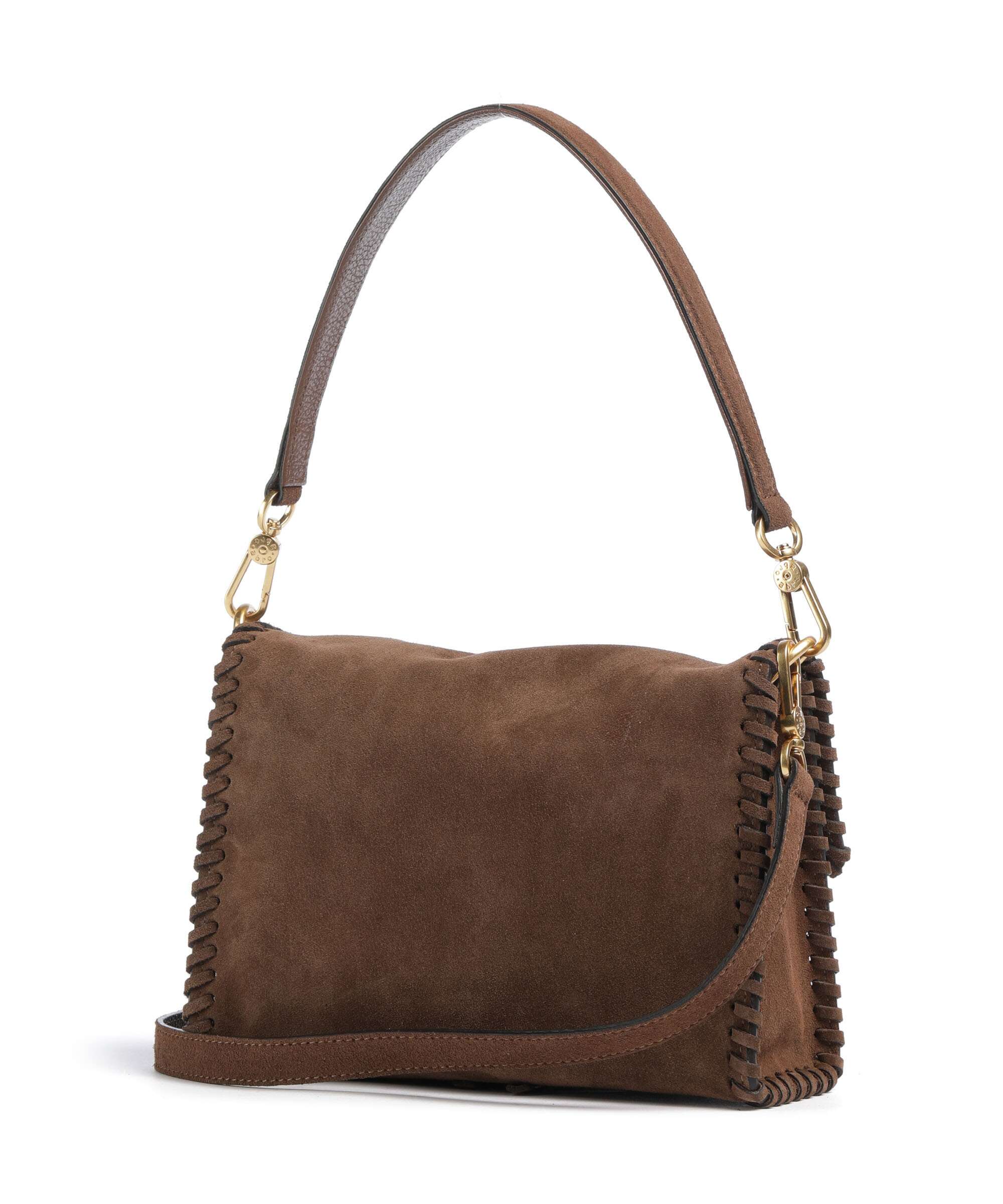 Abro Suede Temi Stitch Shoulder bag wood - Image 2