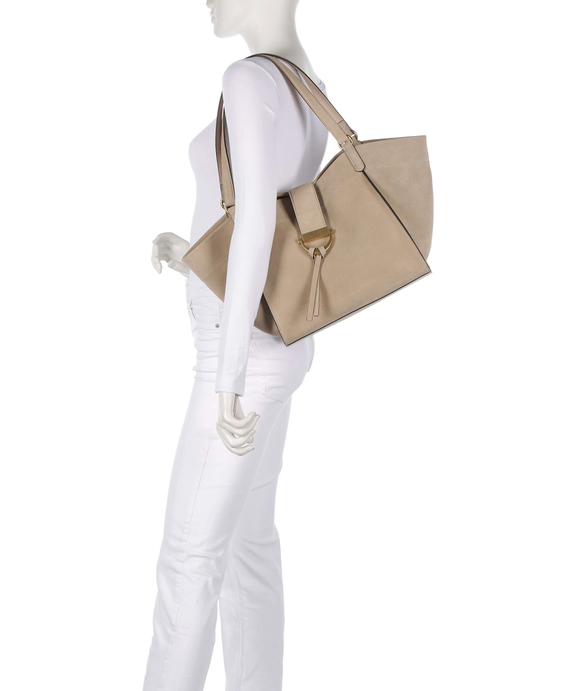 Abro Suede Temi Tote bag natural - Image 3