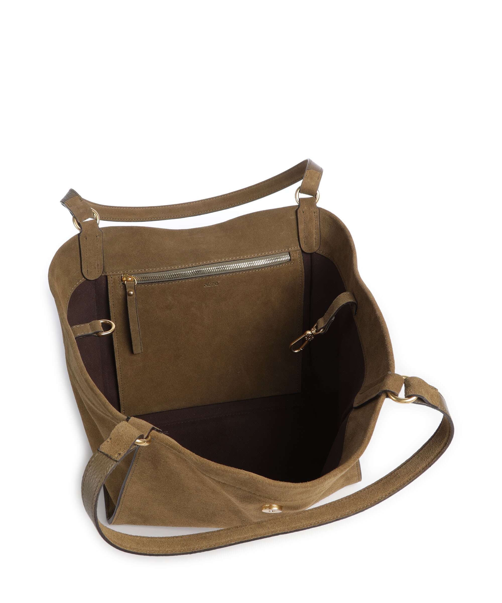Abro Suede Temi Tote bag military - Image 6