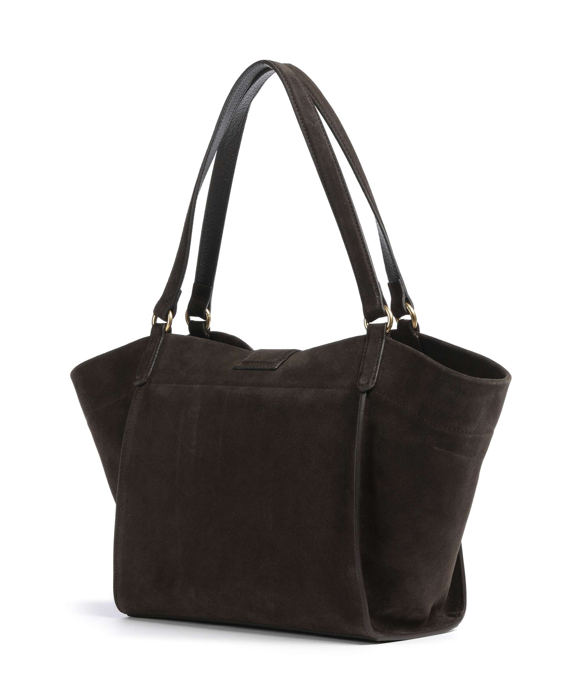 Abro Suede Temi Tote bag dark brown - Image 4