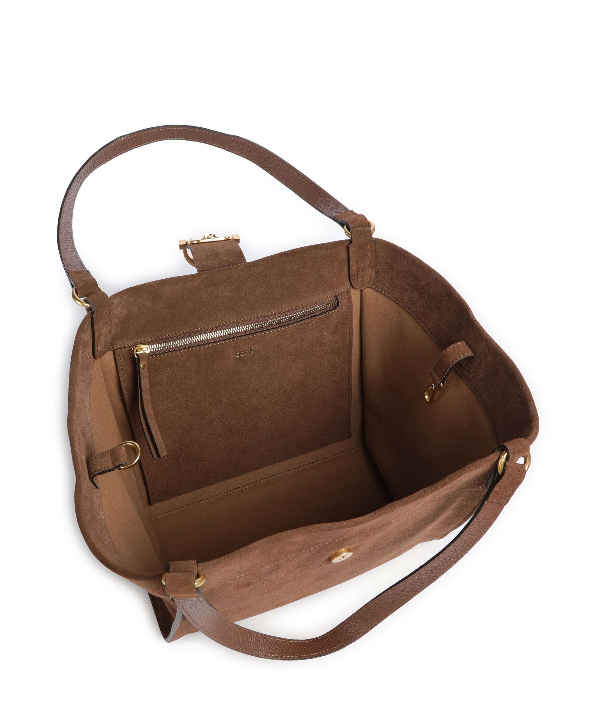 Abro Suede Temi Tote bag wood - Image 6