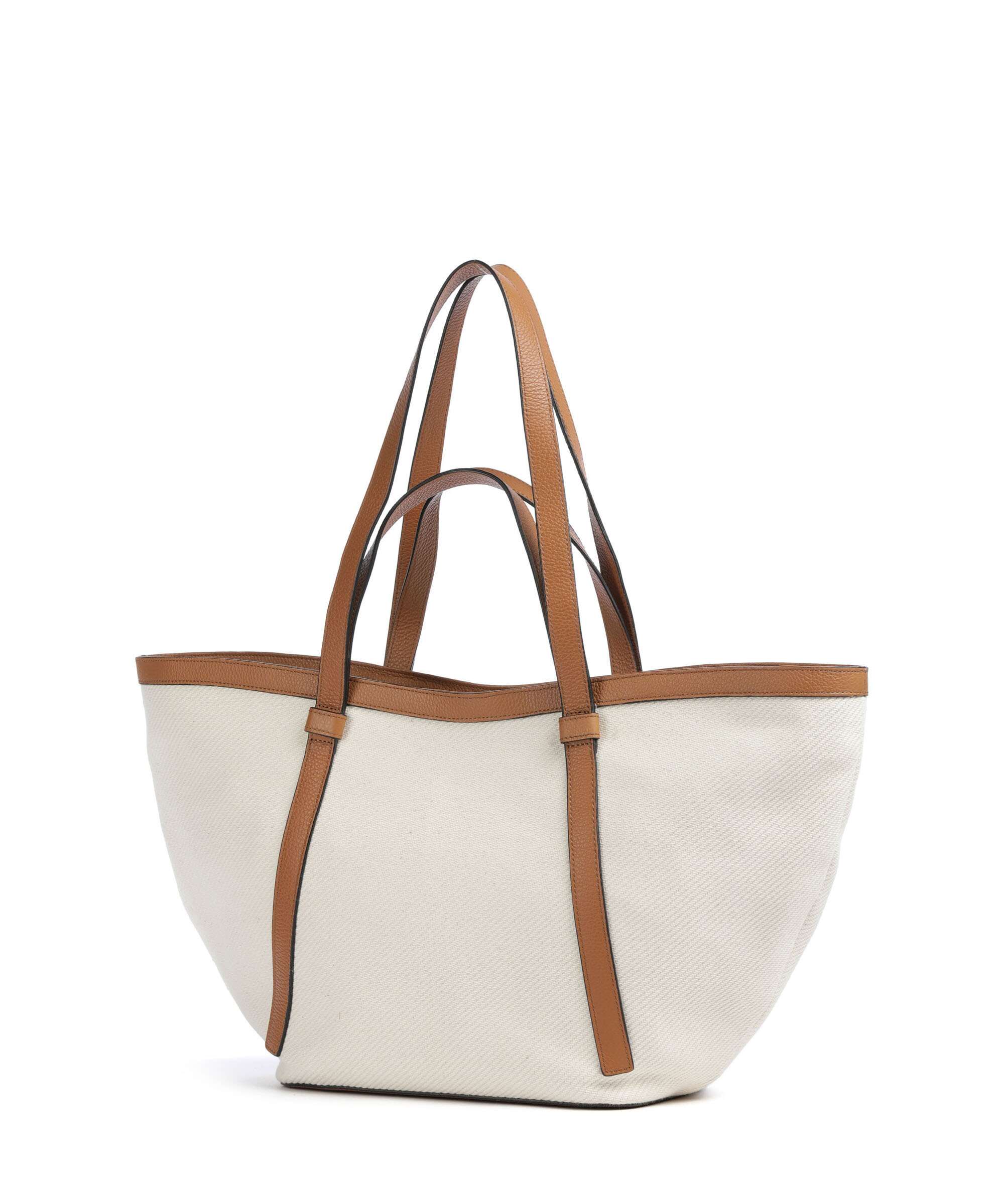 Abro Super Drill Cosmo Large Tote bag ivory/cuoio - Image 2