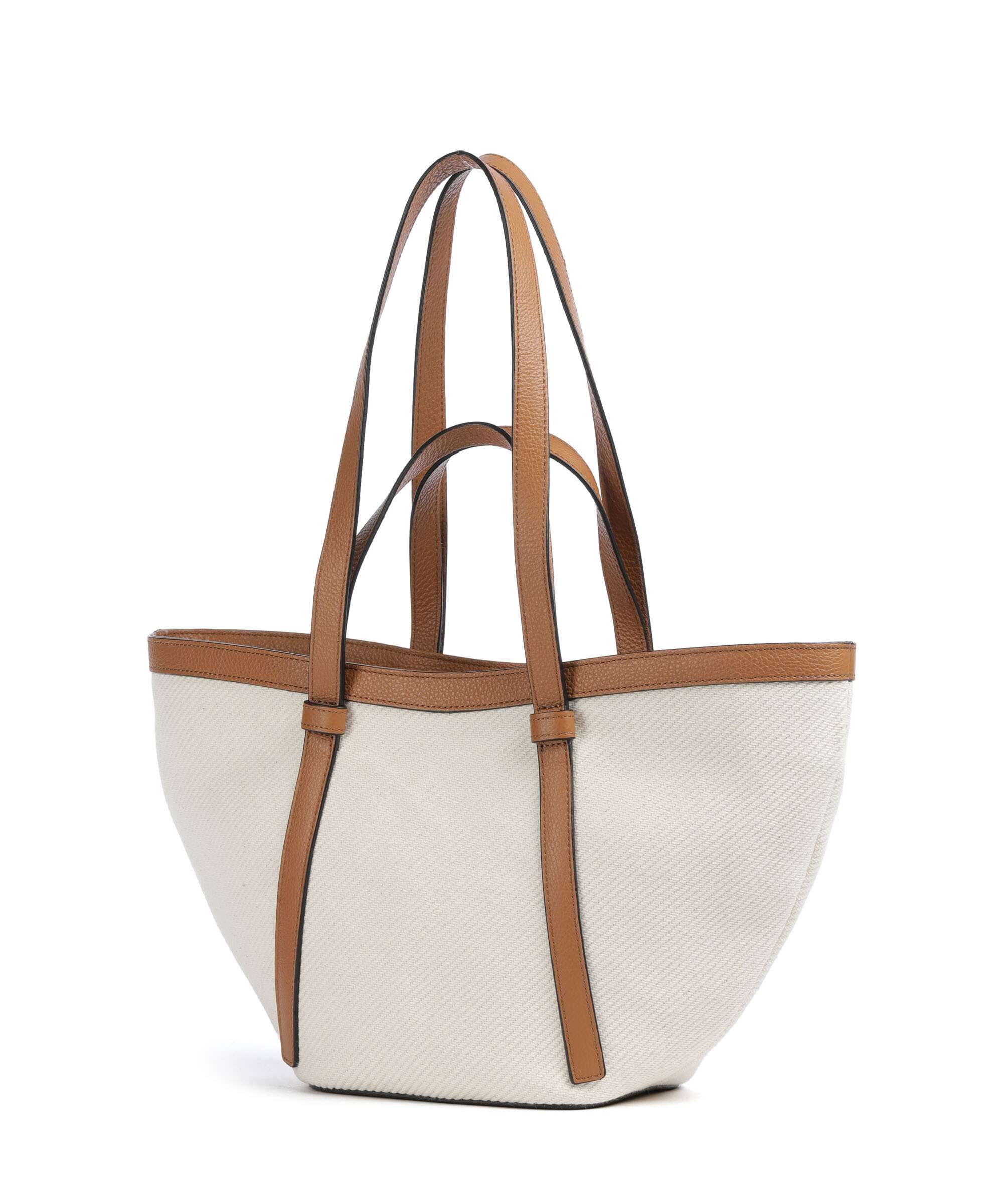 Abro Super Drill Cosmo Medium Tote bag ivory/cuoio - Image 2