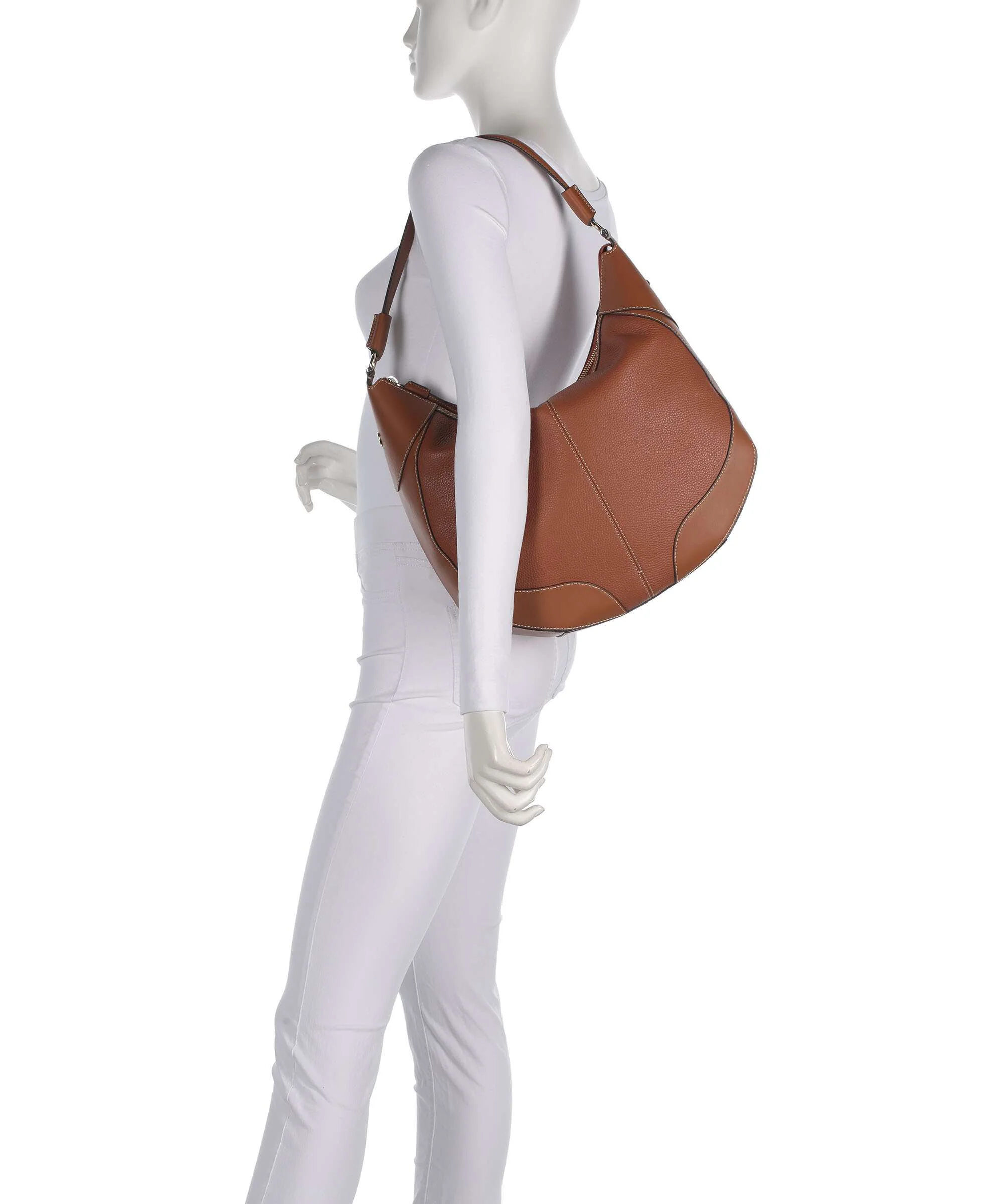 Aigner Ambra L Hobo bag cognac brown - Image 3