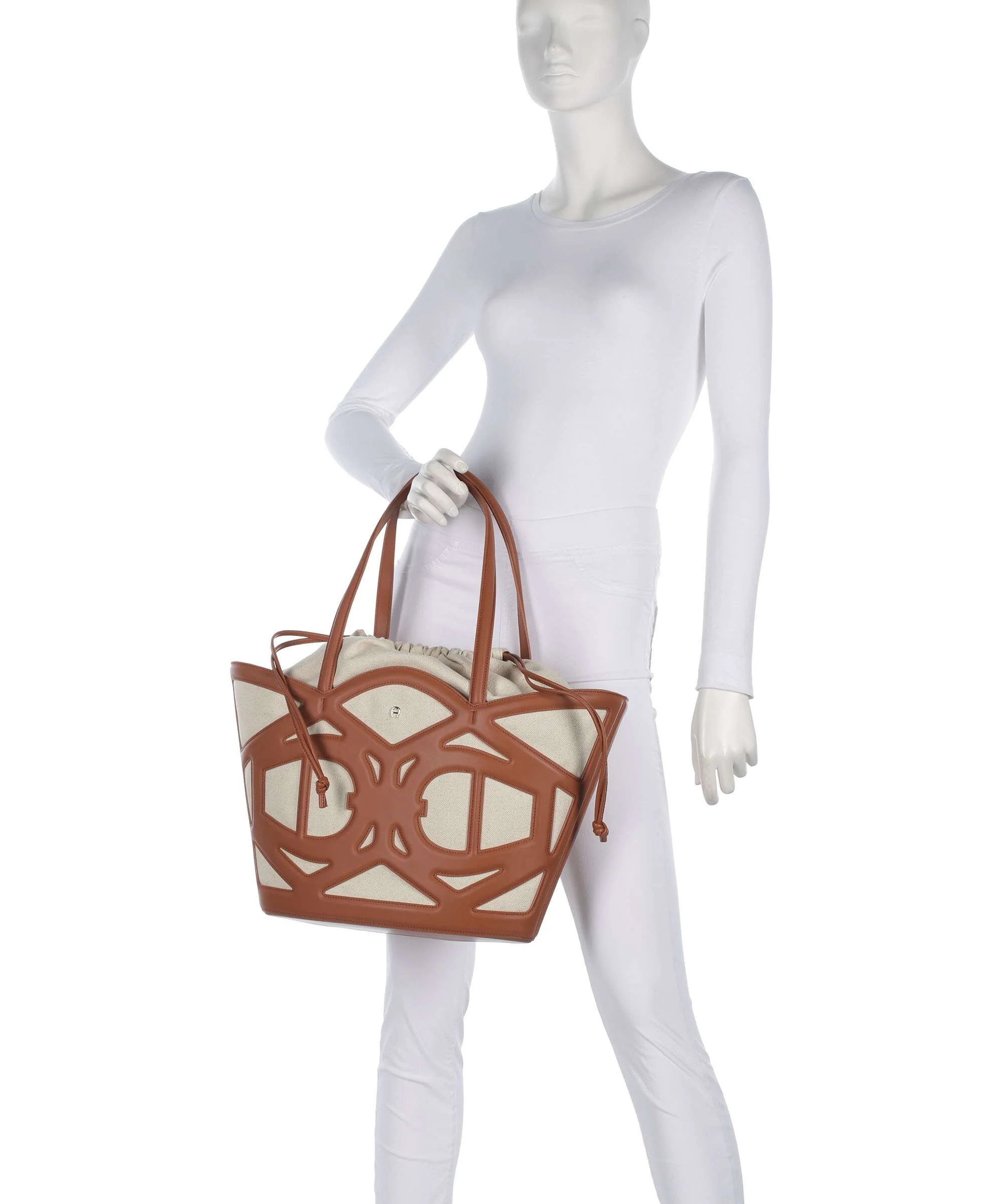 Aigner Azzurra M Tote bag cognac brown - Image 3