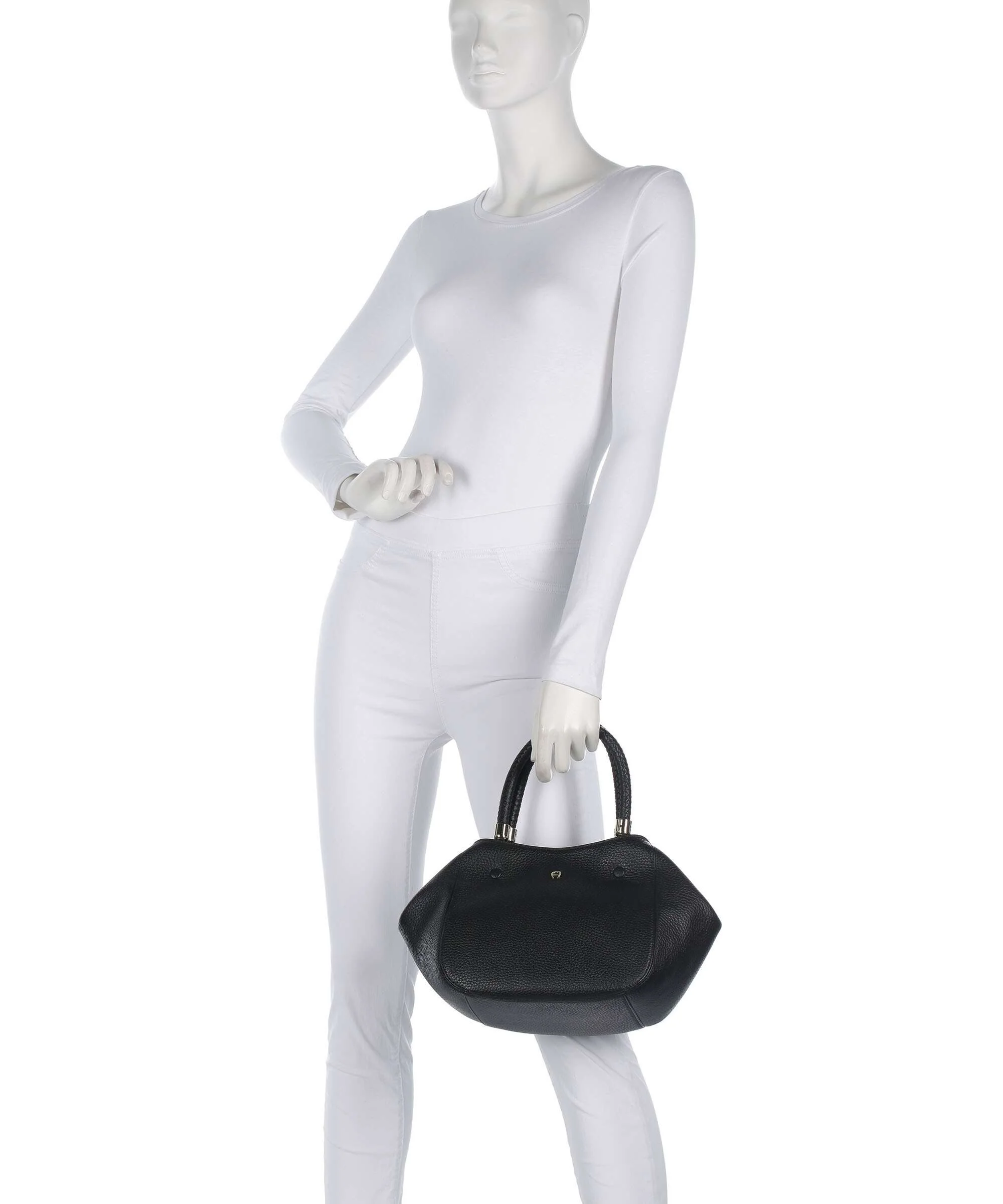 Aigner Carré Soft M Handbag black - Image 3