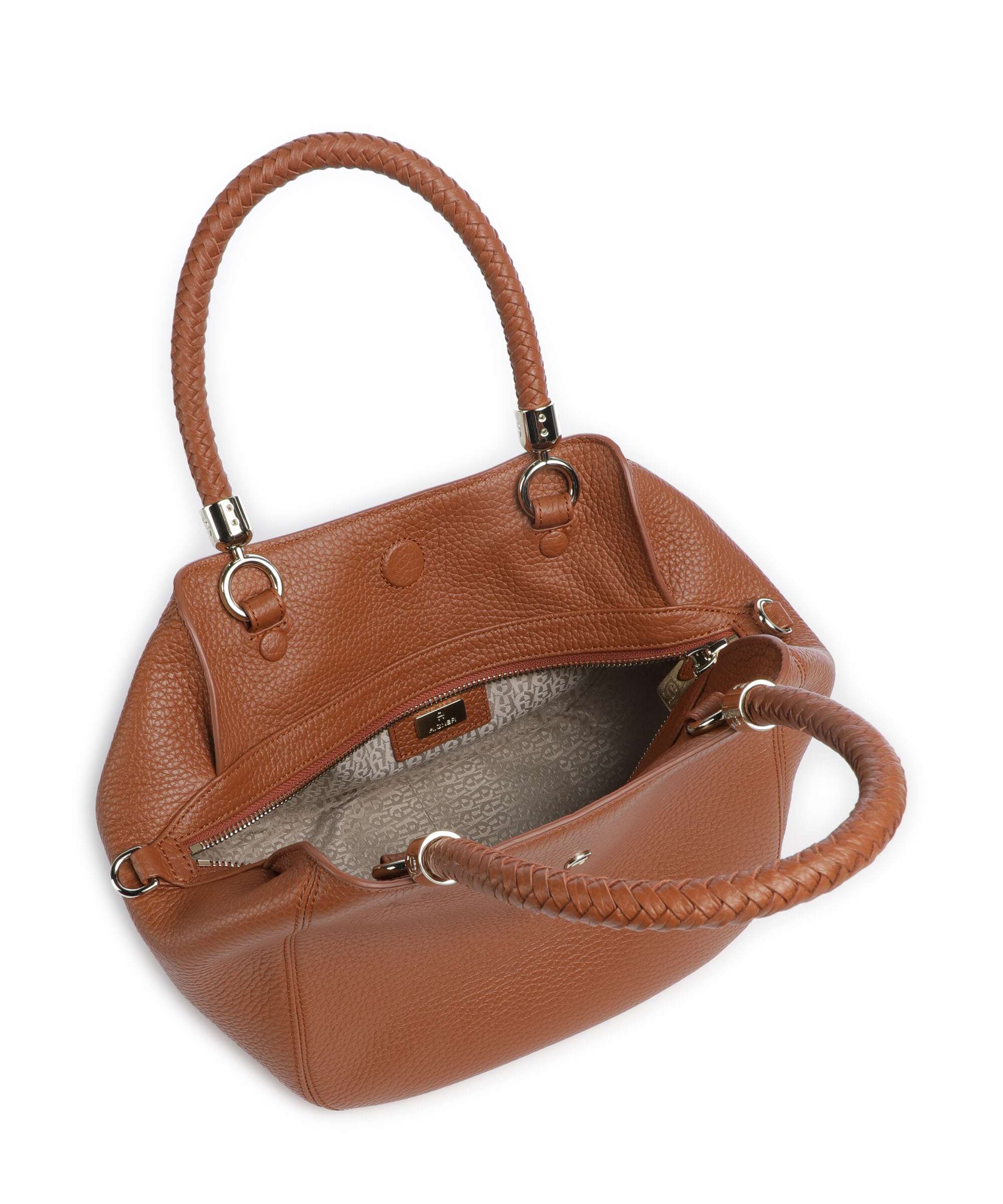 Aigner Carré Soft M Handbag cognac brown - Image 5