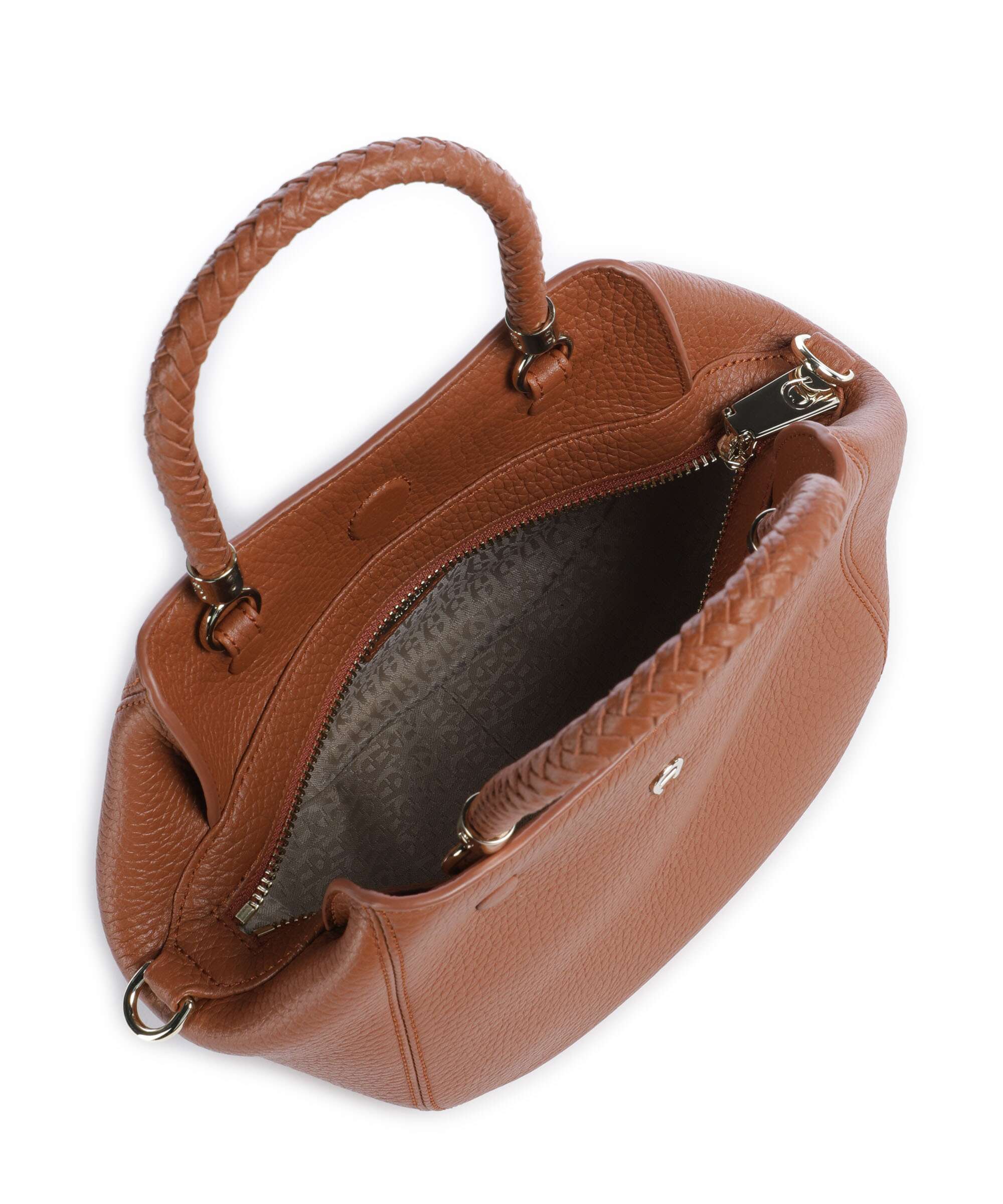 Aigner Carré Soft S Handbag cognac brown - Image 5