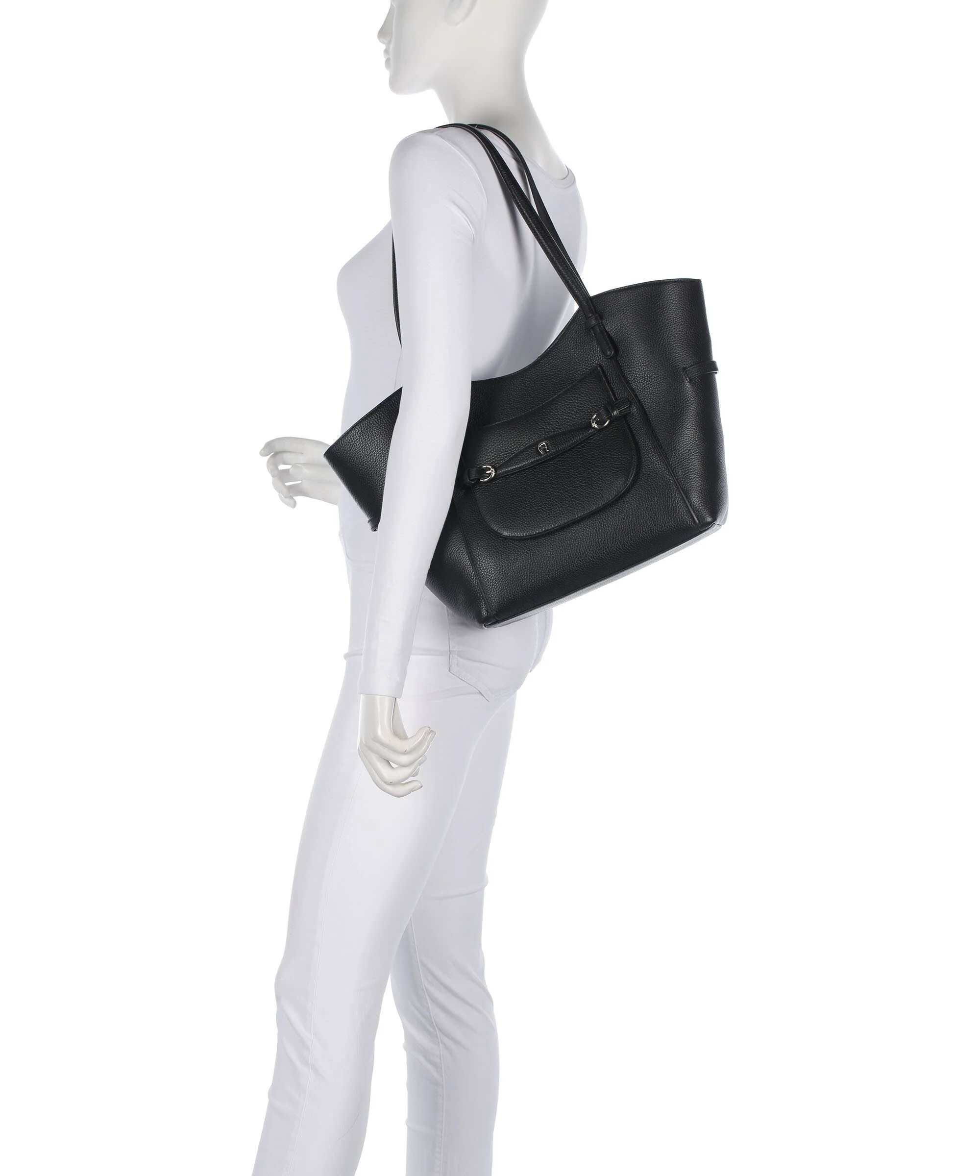 Aigner Cavallo L Tote bag black - Image 3