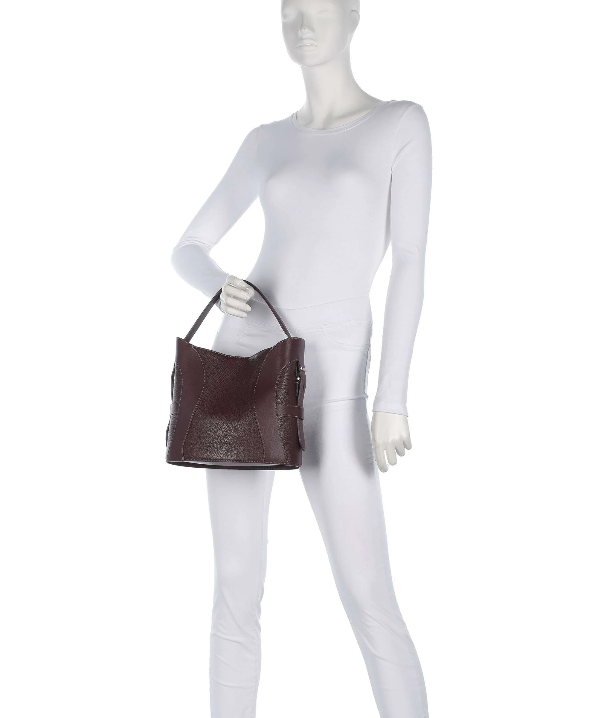 Aigner Deborah M Bucket bag port red - Image 3