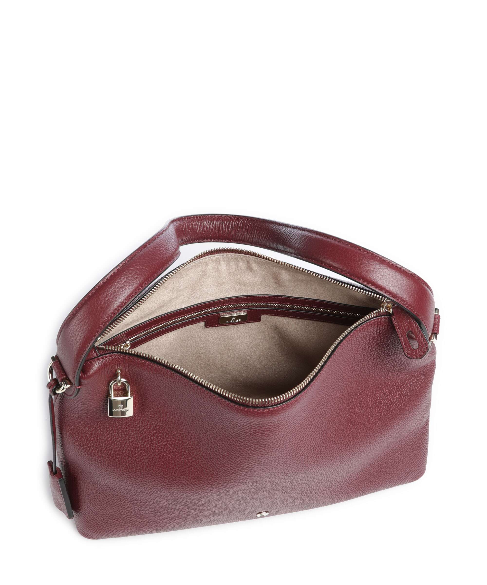 Aigner Delia M Hobo bag burgundy - Image 6