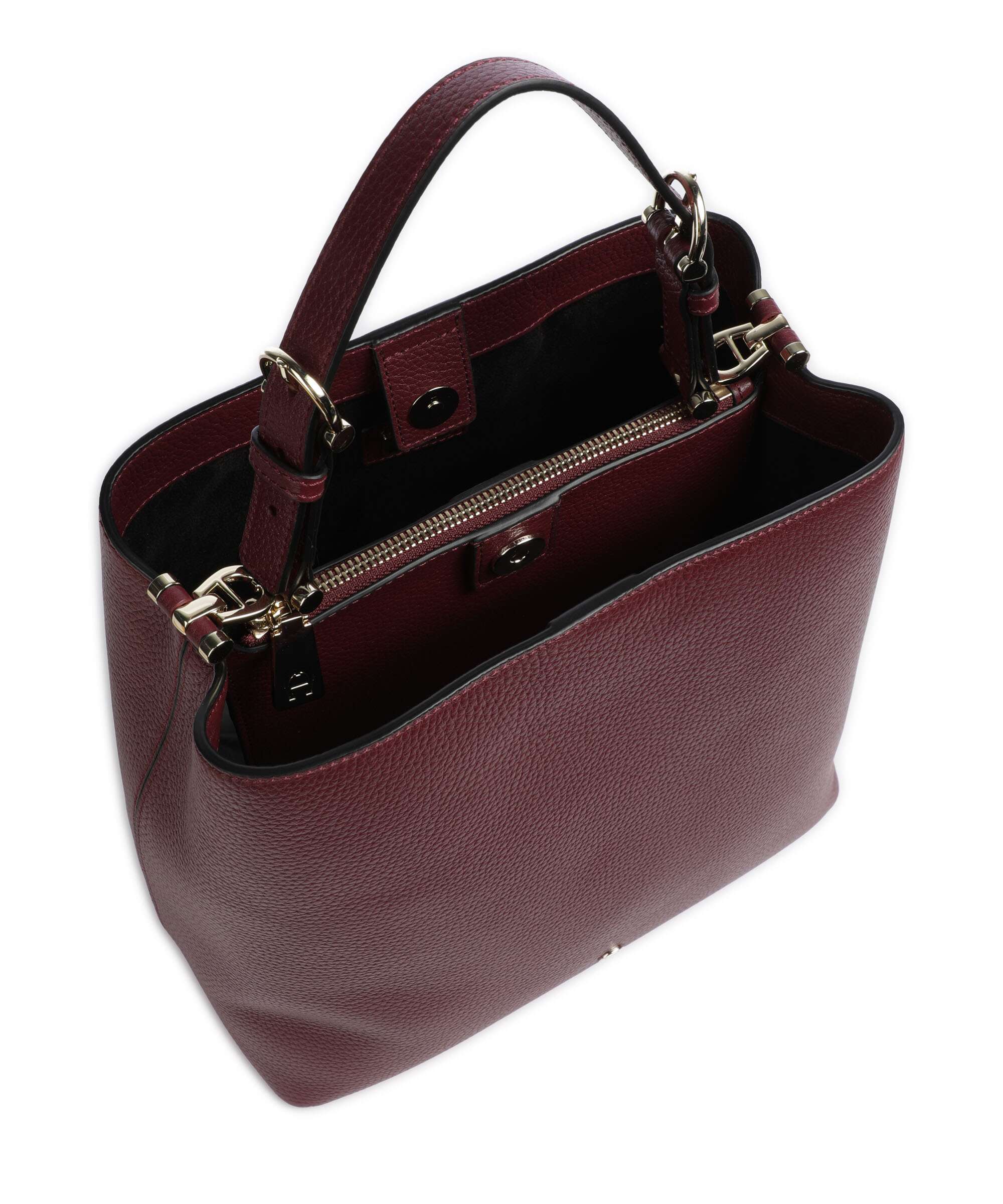 Aigner Delia M Hobo bag burgundy - Image 6
