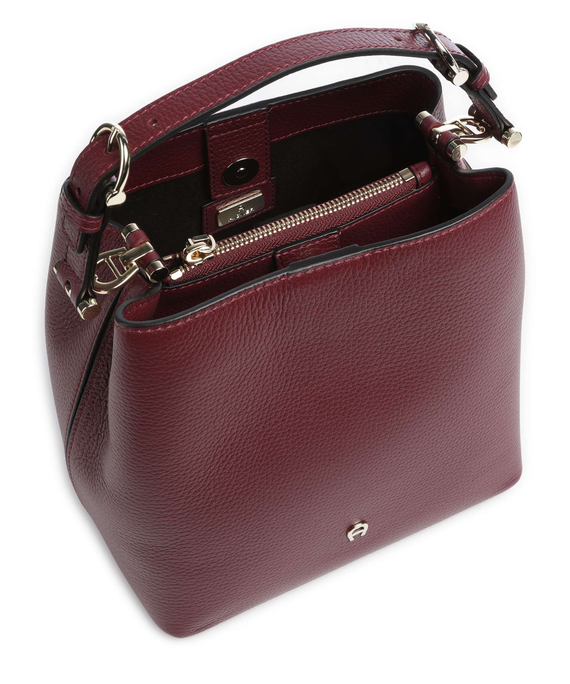 Aigner Delia S Bucket bag burgundy - Image 6