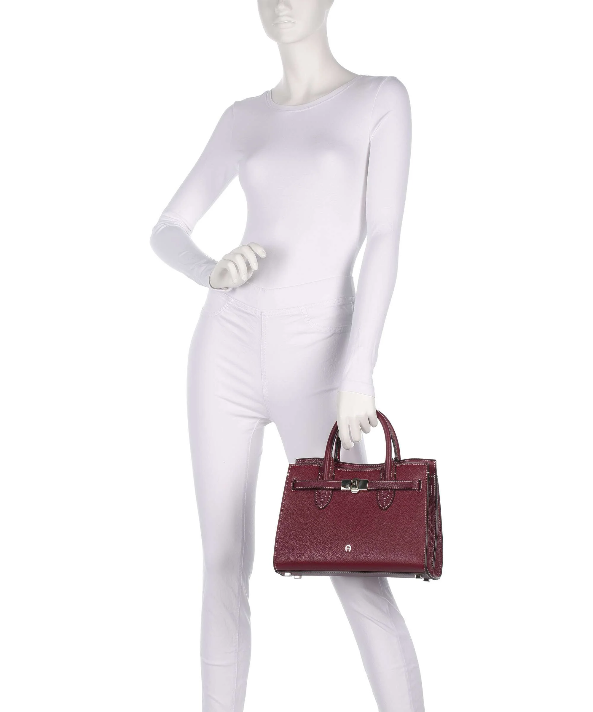 Aigner Farah M Handbag burgundy - Image 3