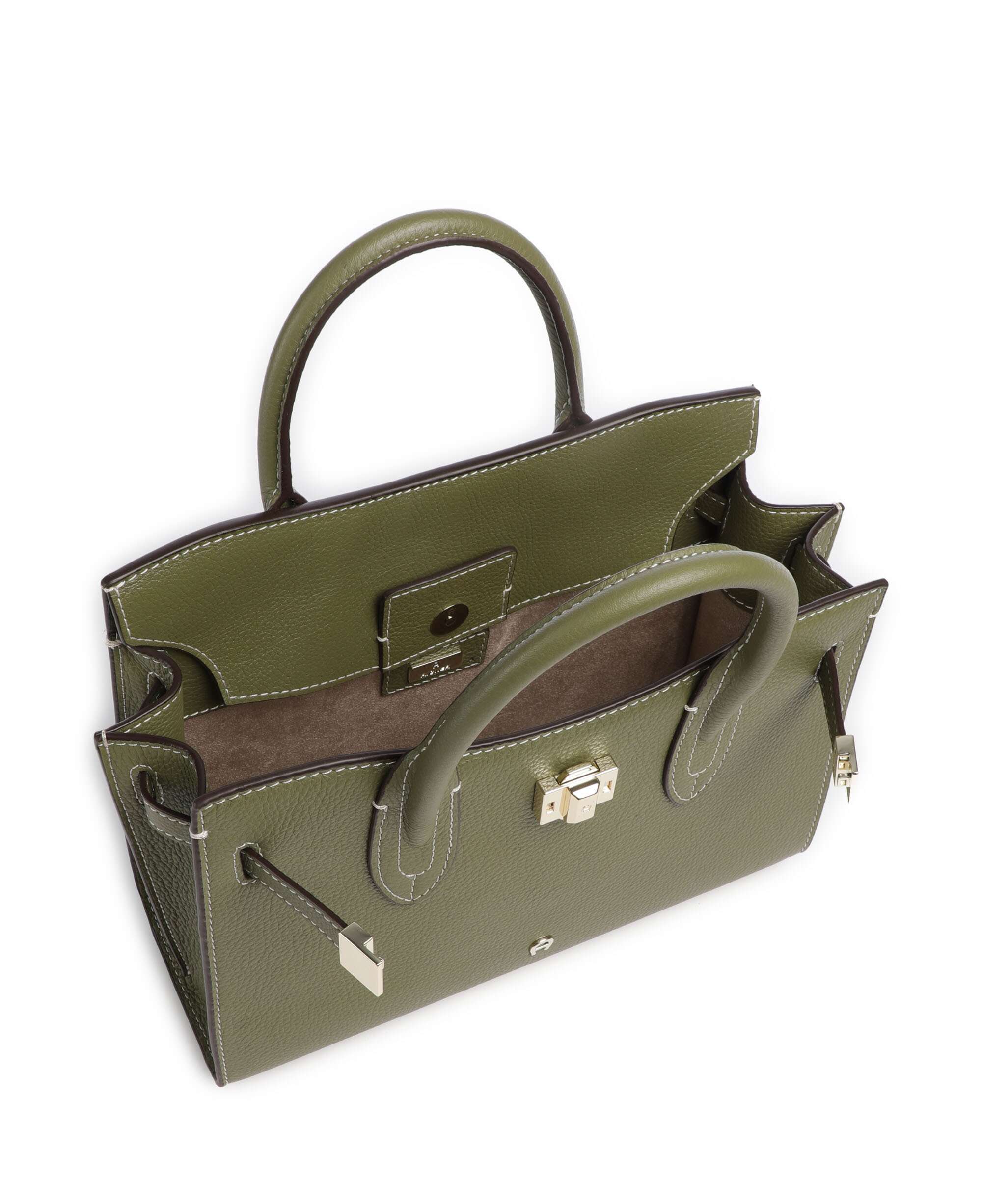 Aigner Farah M Handbag moss green - Image 5