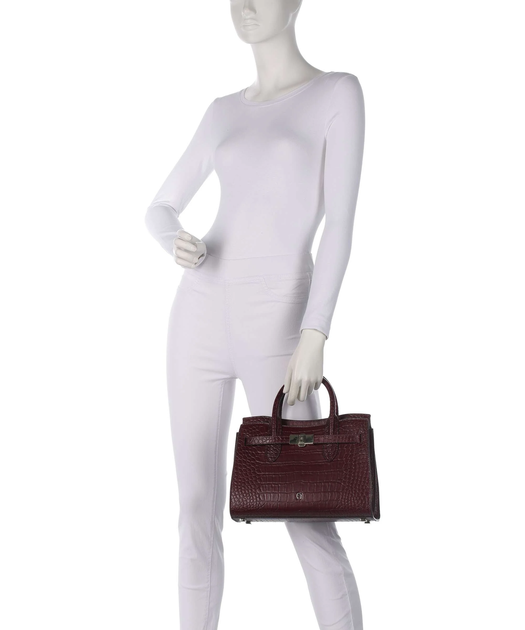 Aigner Farah M Handbag port red - Image 3