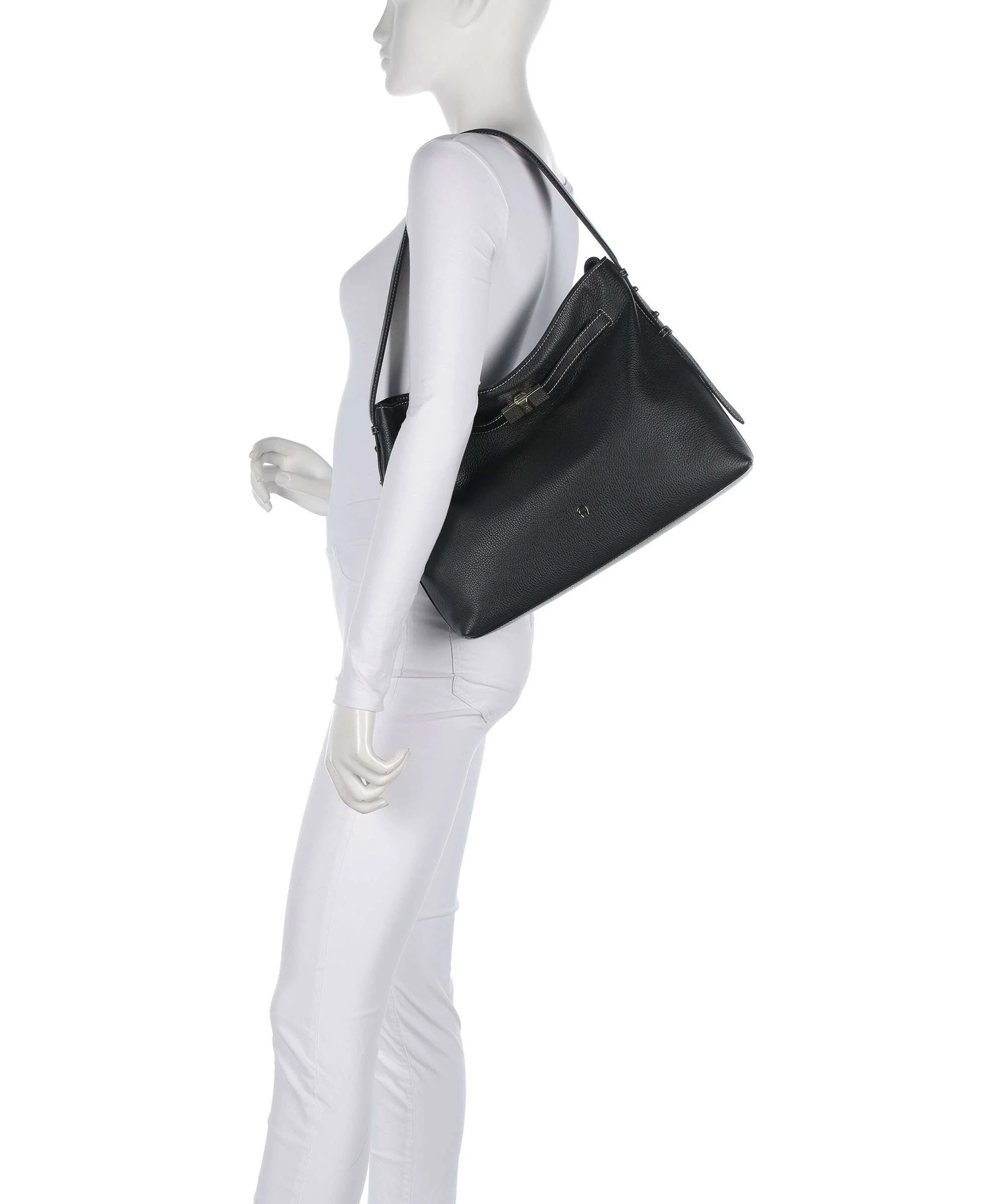 Aigner Farah M Hobo bag black - Image 3