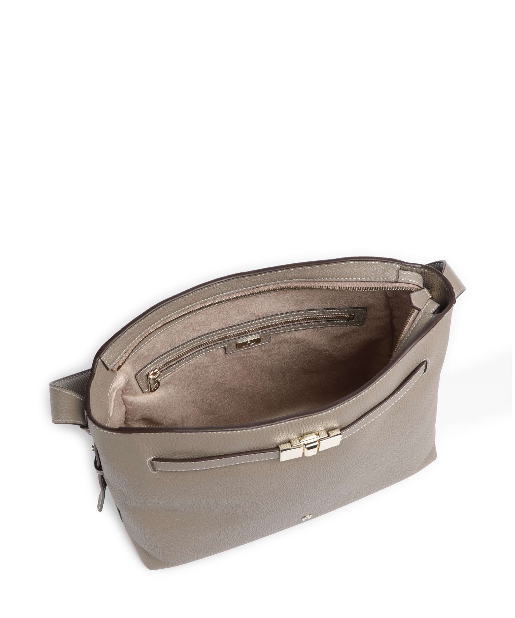 Aigner Farah M Hobo bag taupe - Image 5