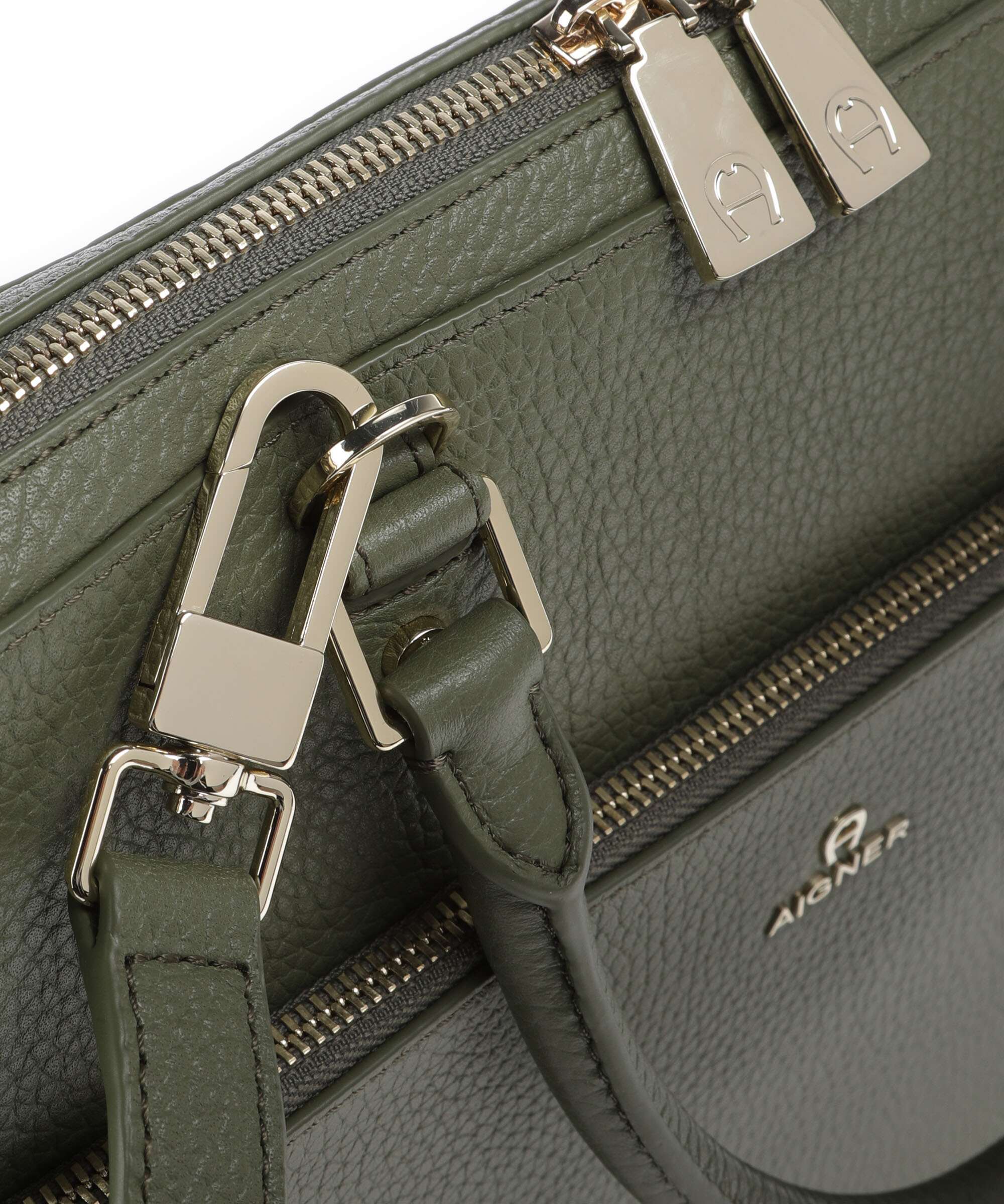 Aigner Ivy L Briefcase moss green - Image 4