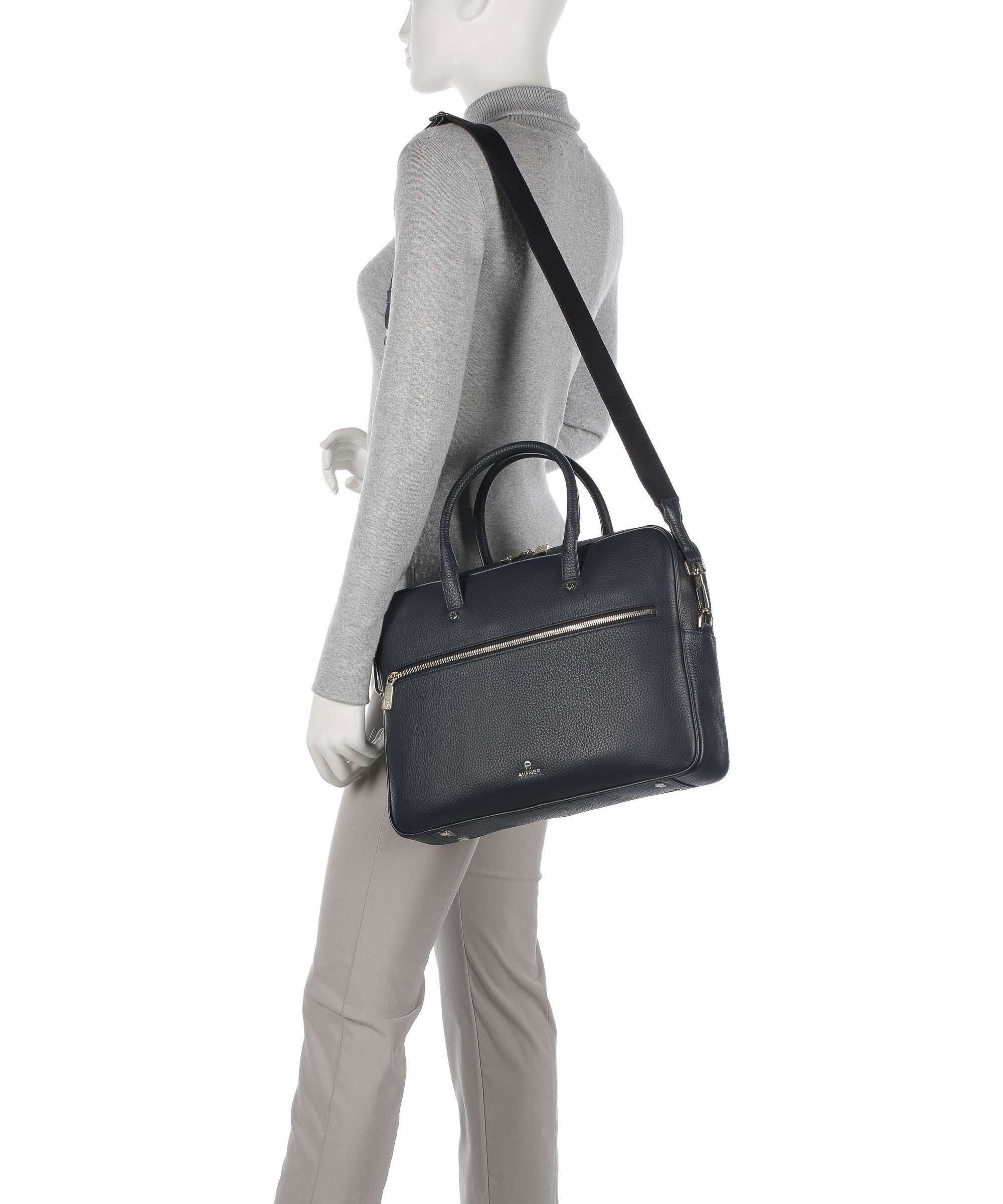 Aigner Ivy M Briefcase ink - Image 3