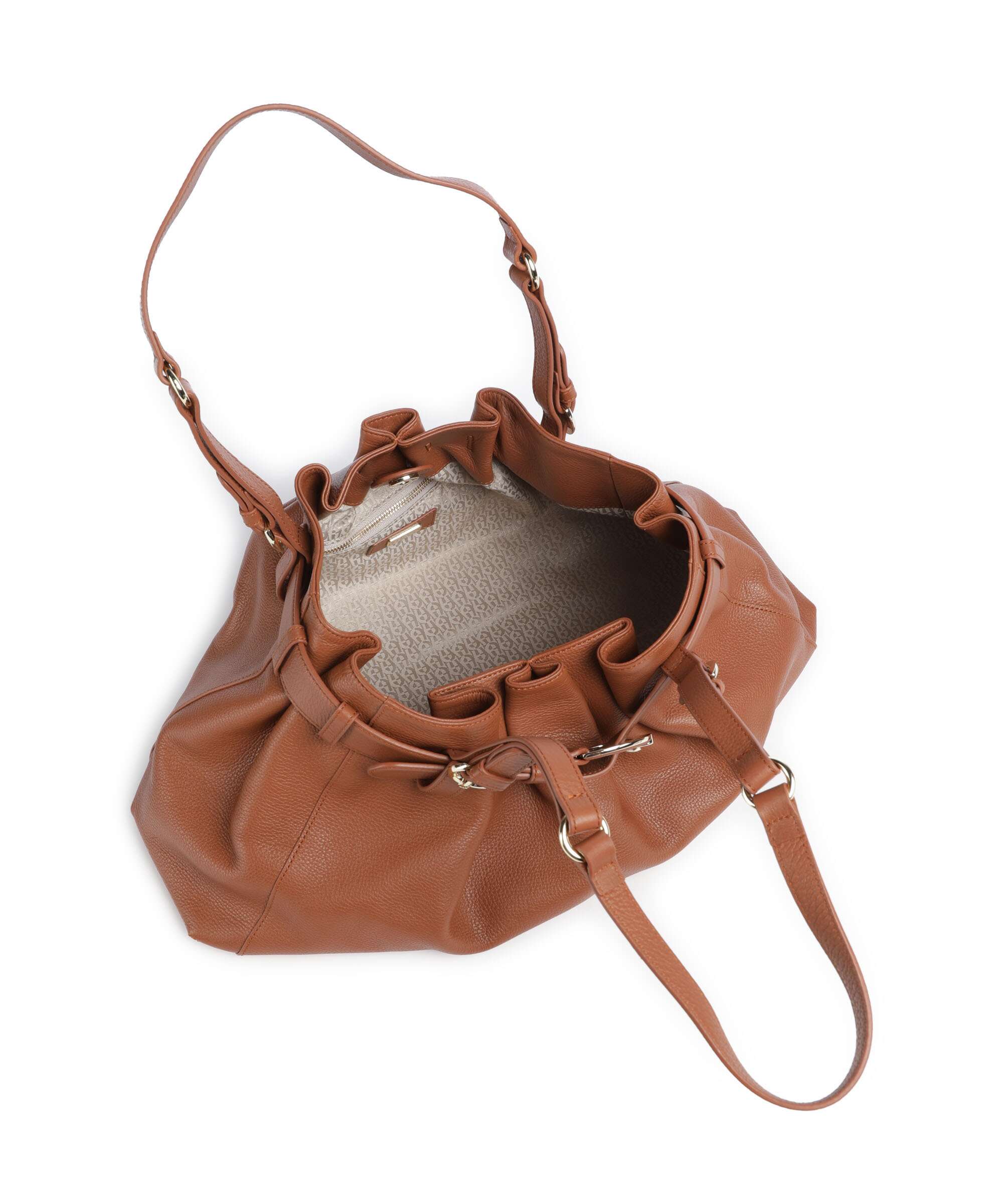 Aigner Lavinia M Hobo bag cognac brown - Image 5