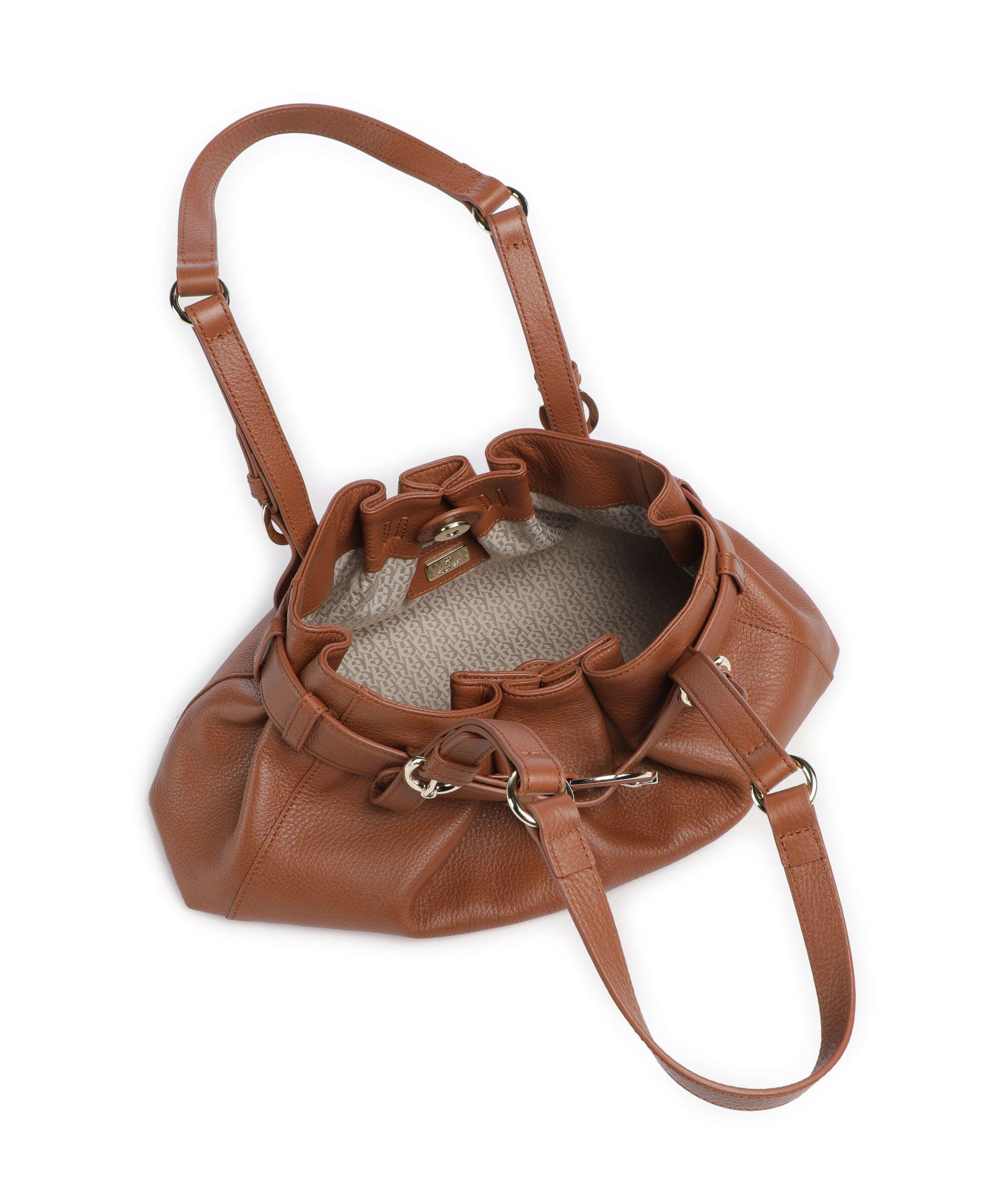 Aigner Lavinia S Hobo bag cognac brown - Image 5