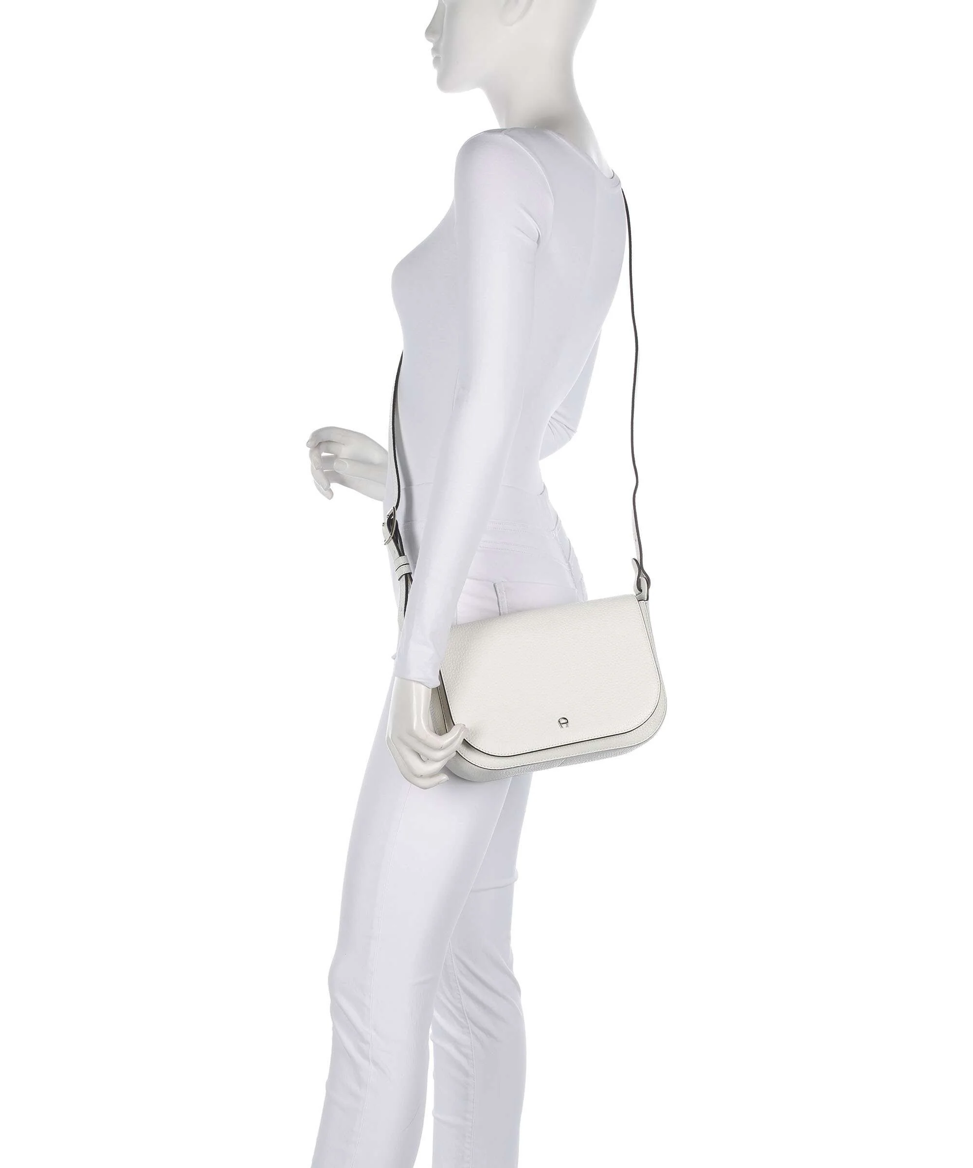 Aigner Pura S Crossbody bag cotton white - Image 3