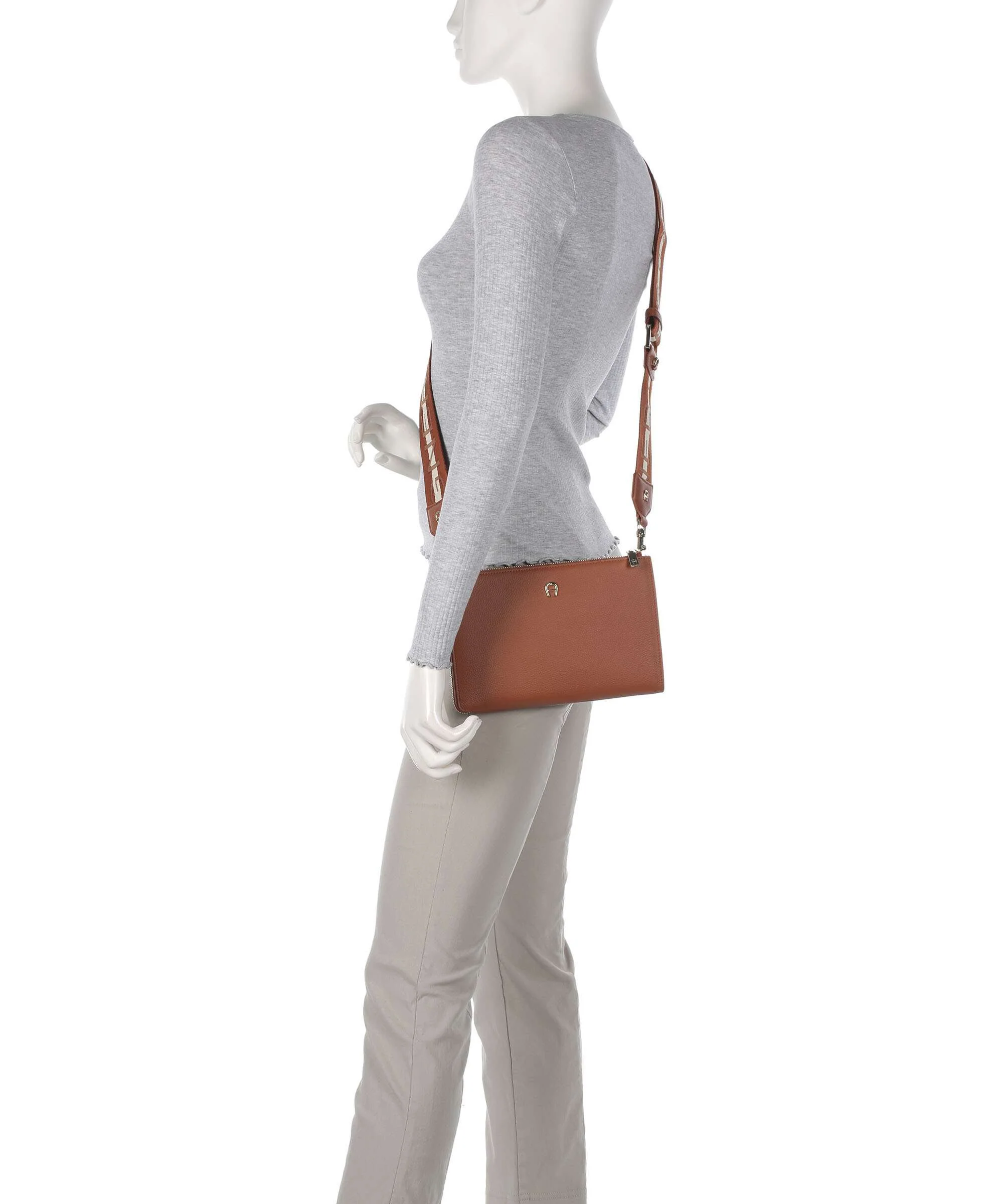 Aigner Zita Crossbody bag cognac brown - Image 3