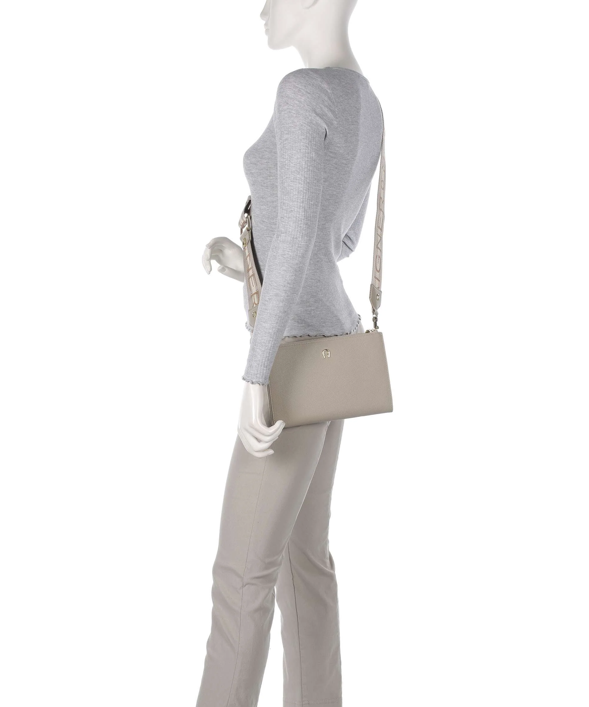 Aigner Zita Crossbody bag alpaca beige - Image 3