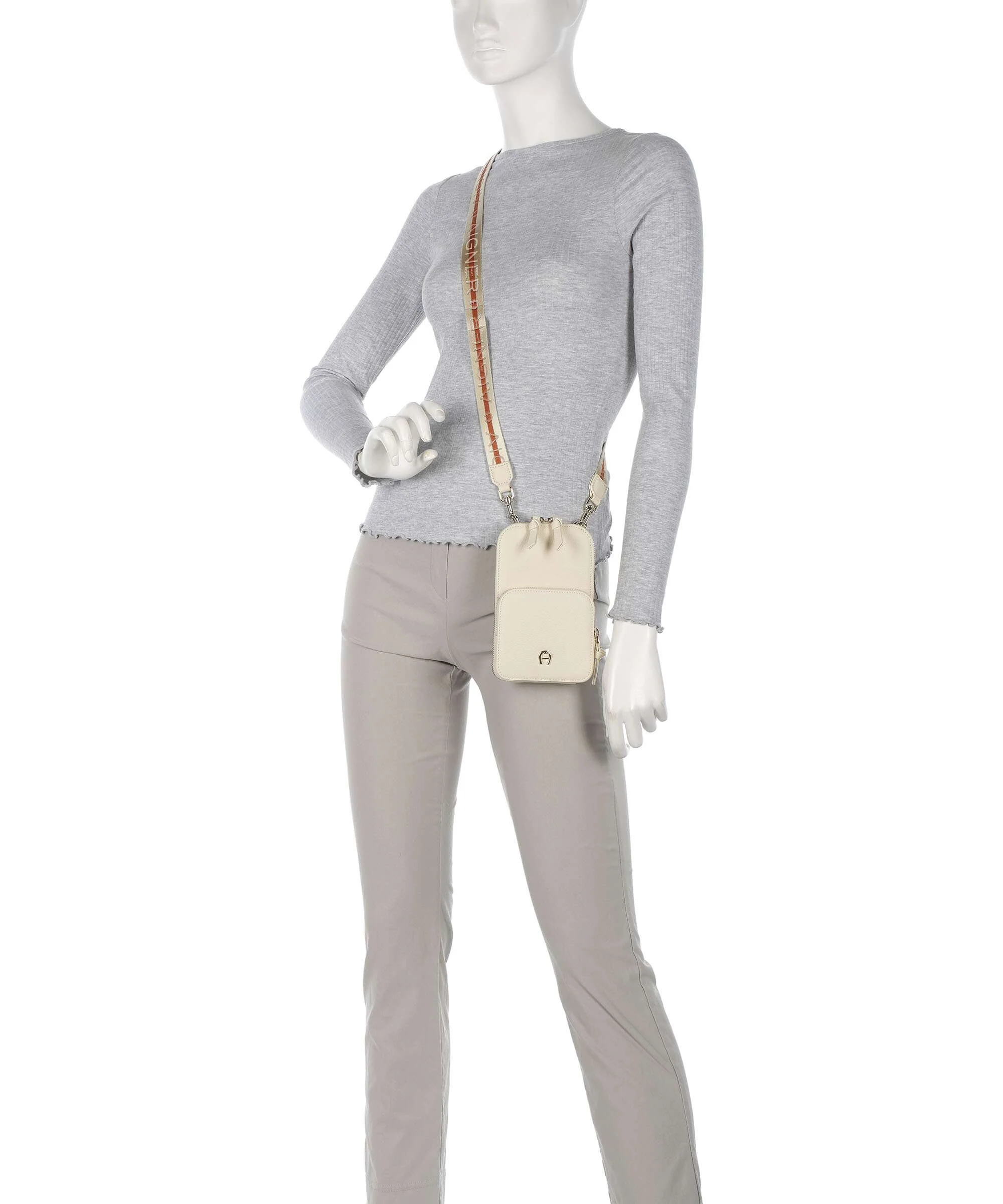 Aigner Zita Phone bag macadamia white - Image 3