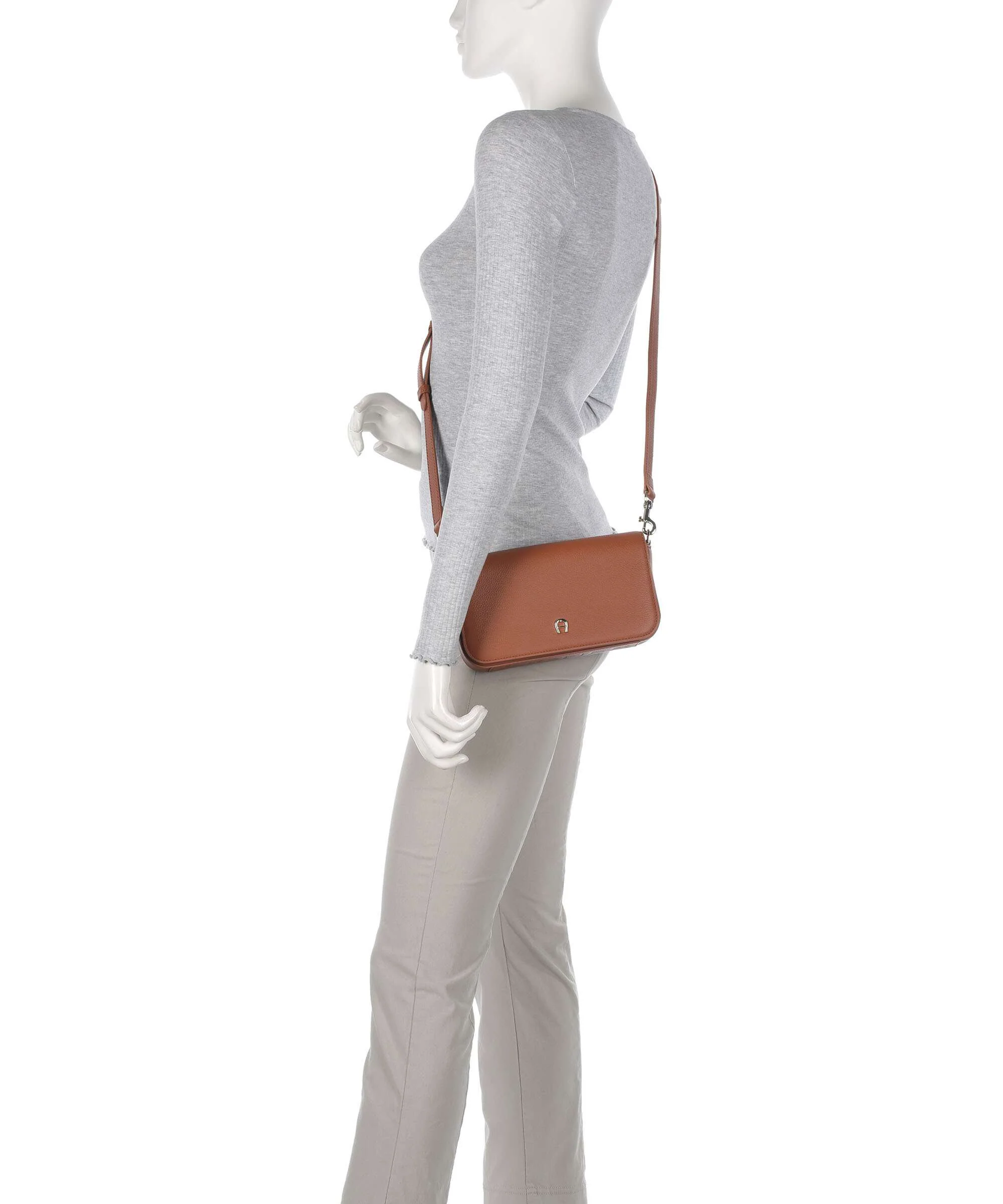 Aigner Zita S Crossbody bag cognac brown - Image 3