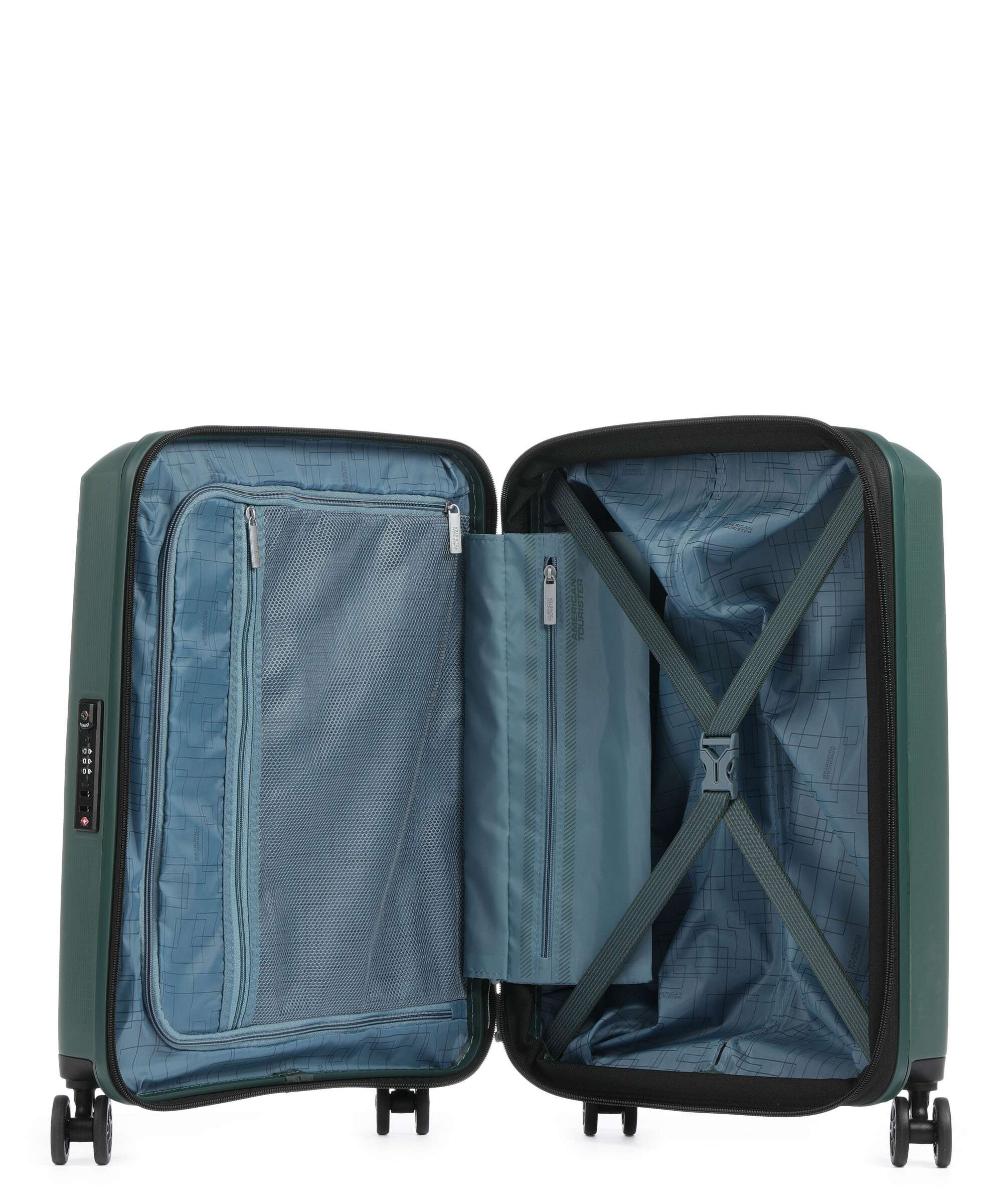 American Tourister Aerostep Spinner (4 wheels) dark forest - Image 6