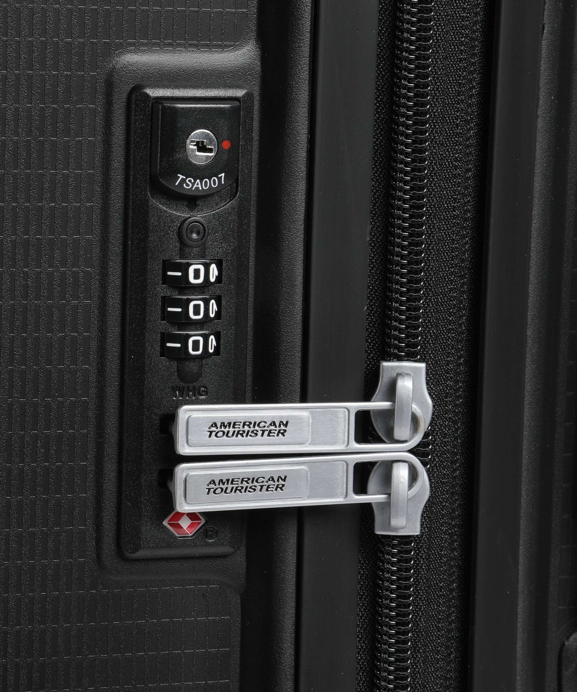 American Tourister Aerostep Spinner (4 wheels) black - Image 3