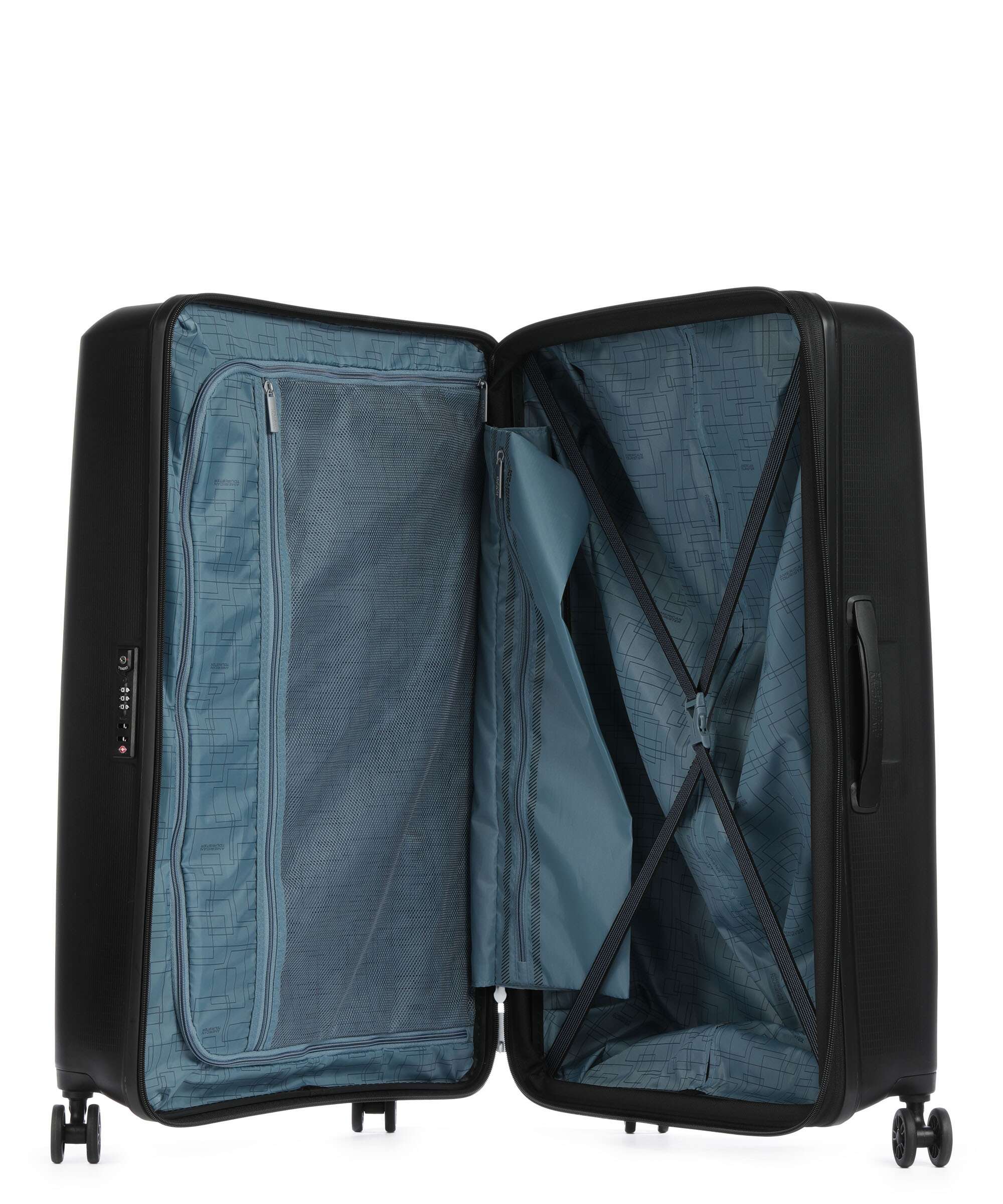 American Tourister Aerostep Spinner (4 wheels) black - Image 6