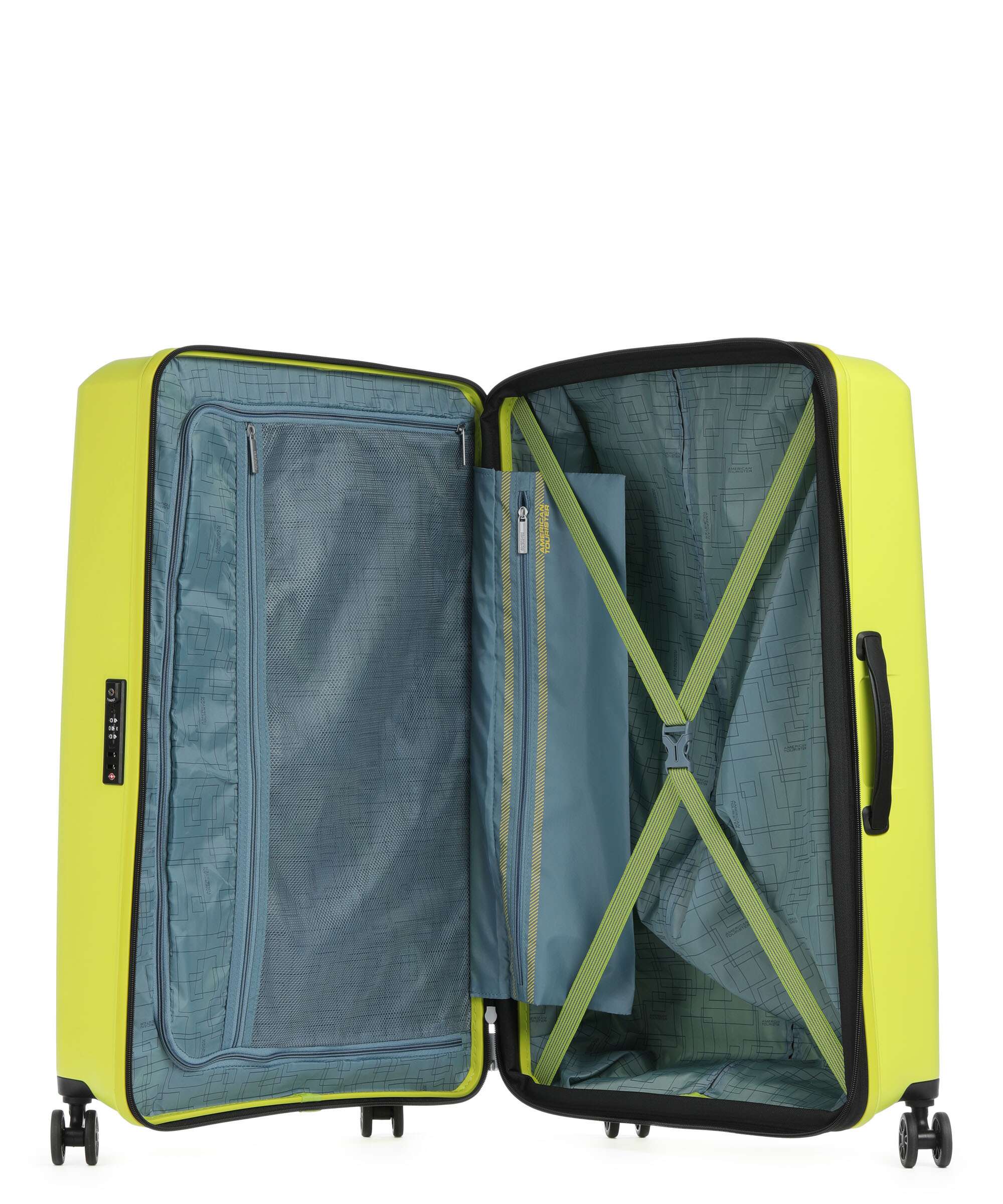American Tourister Aerostep Spinner (4 wheels) light lime - Image 6