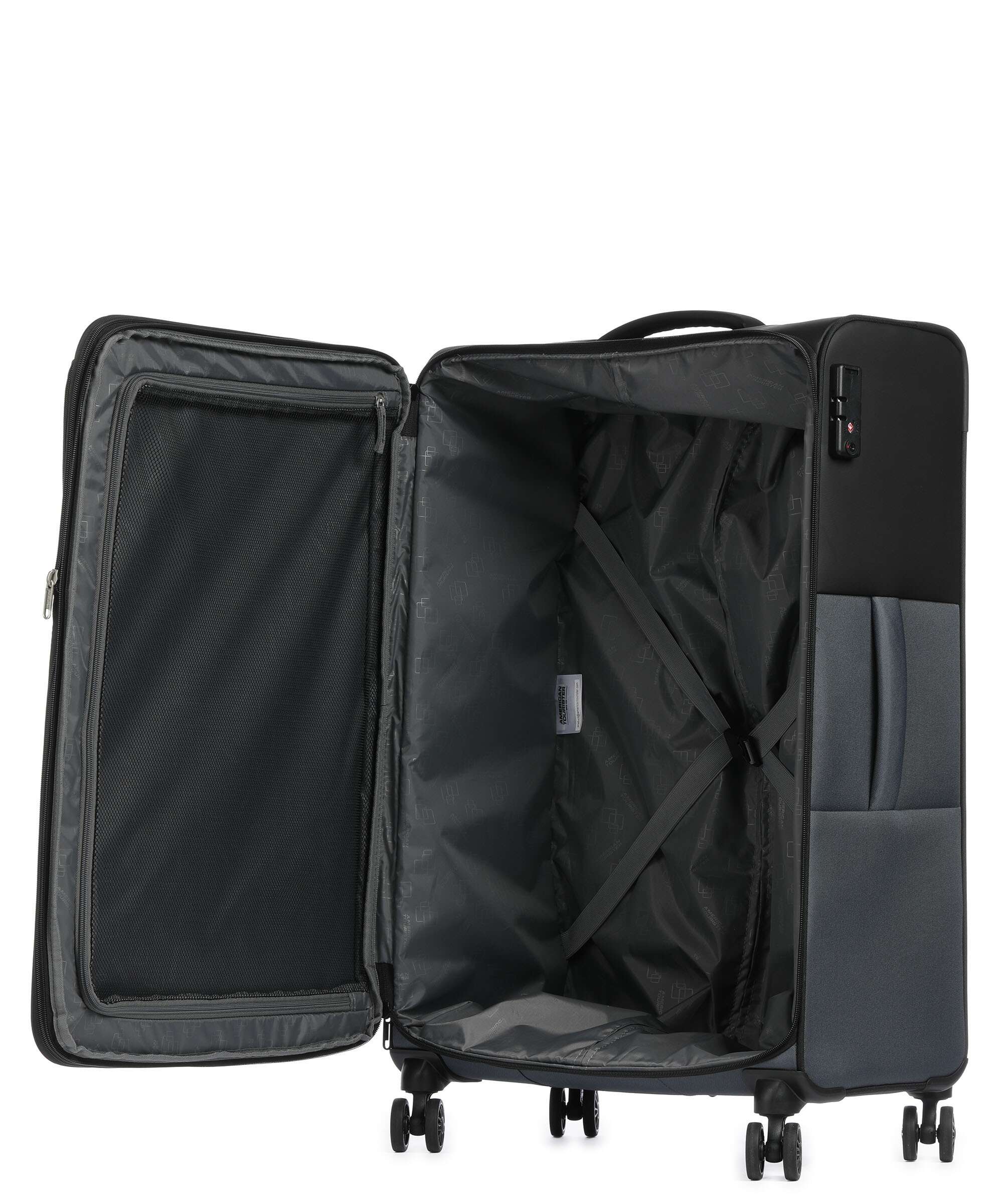 American Tourister Daring Dash L Spinner (4 wheels) black/grey - Image 6