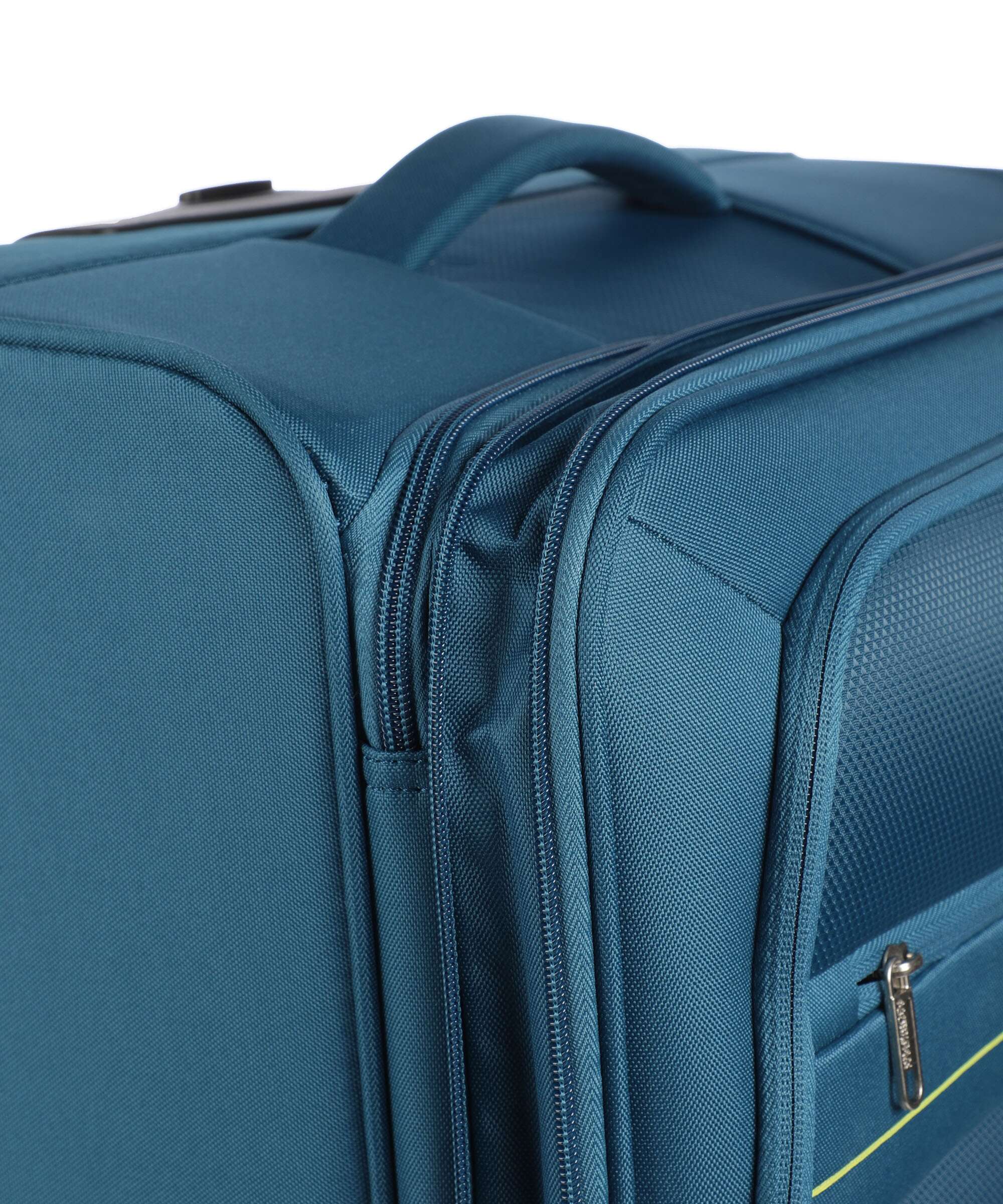 American Tourister Deep Dive Spinner (4 wheels) teal/lime - Image 4