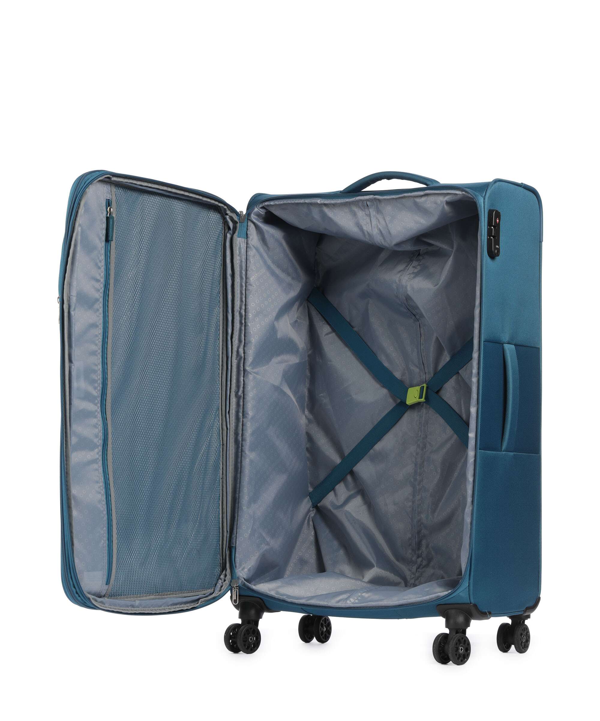 American Tourister Deep Dive Spinner (4 wheels) teal/lime - Image 6