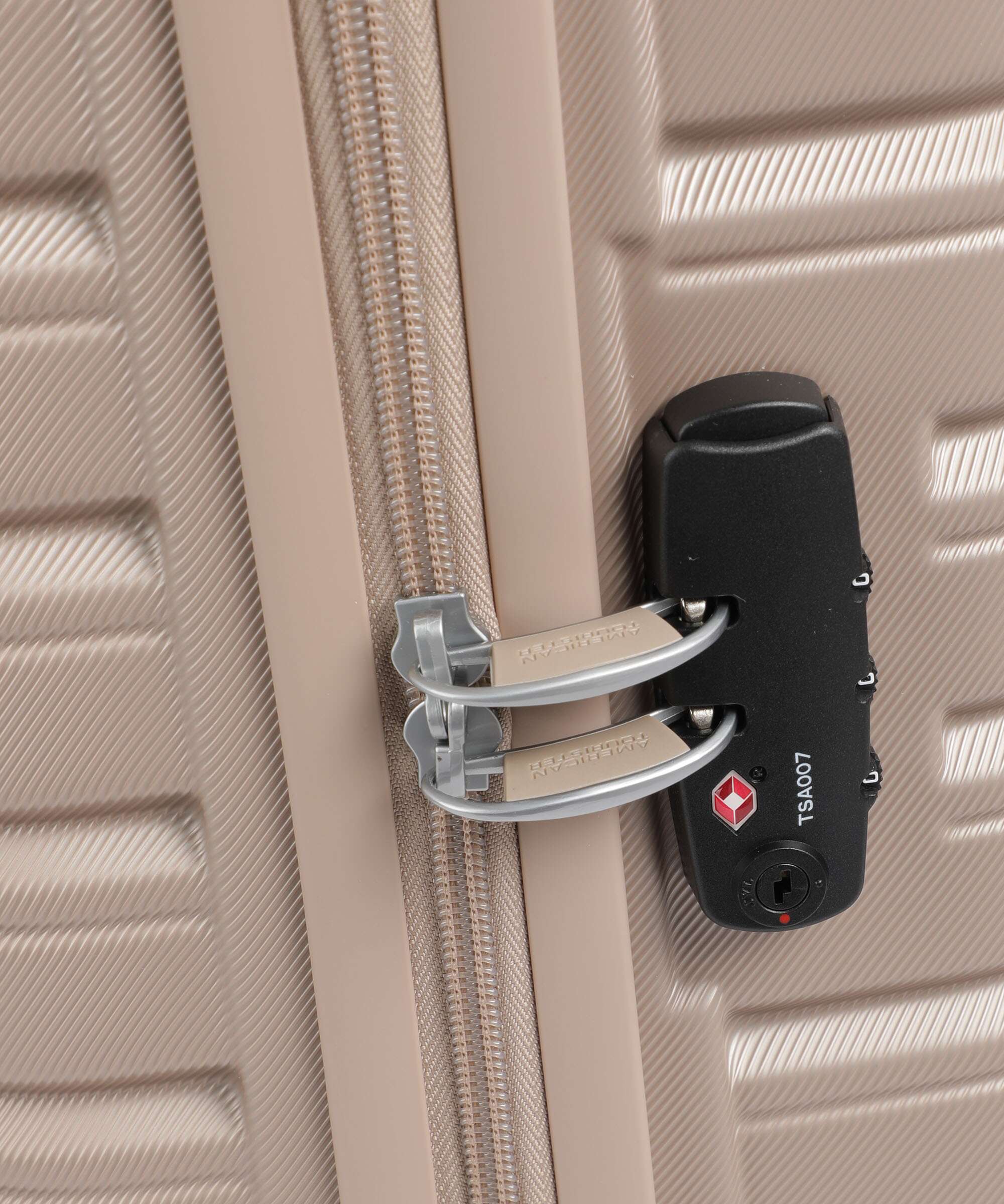 American Tourister Flashline Spinner (4 wheels) ivory gold - Image 3