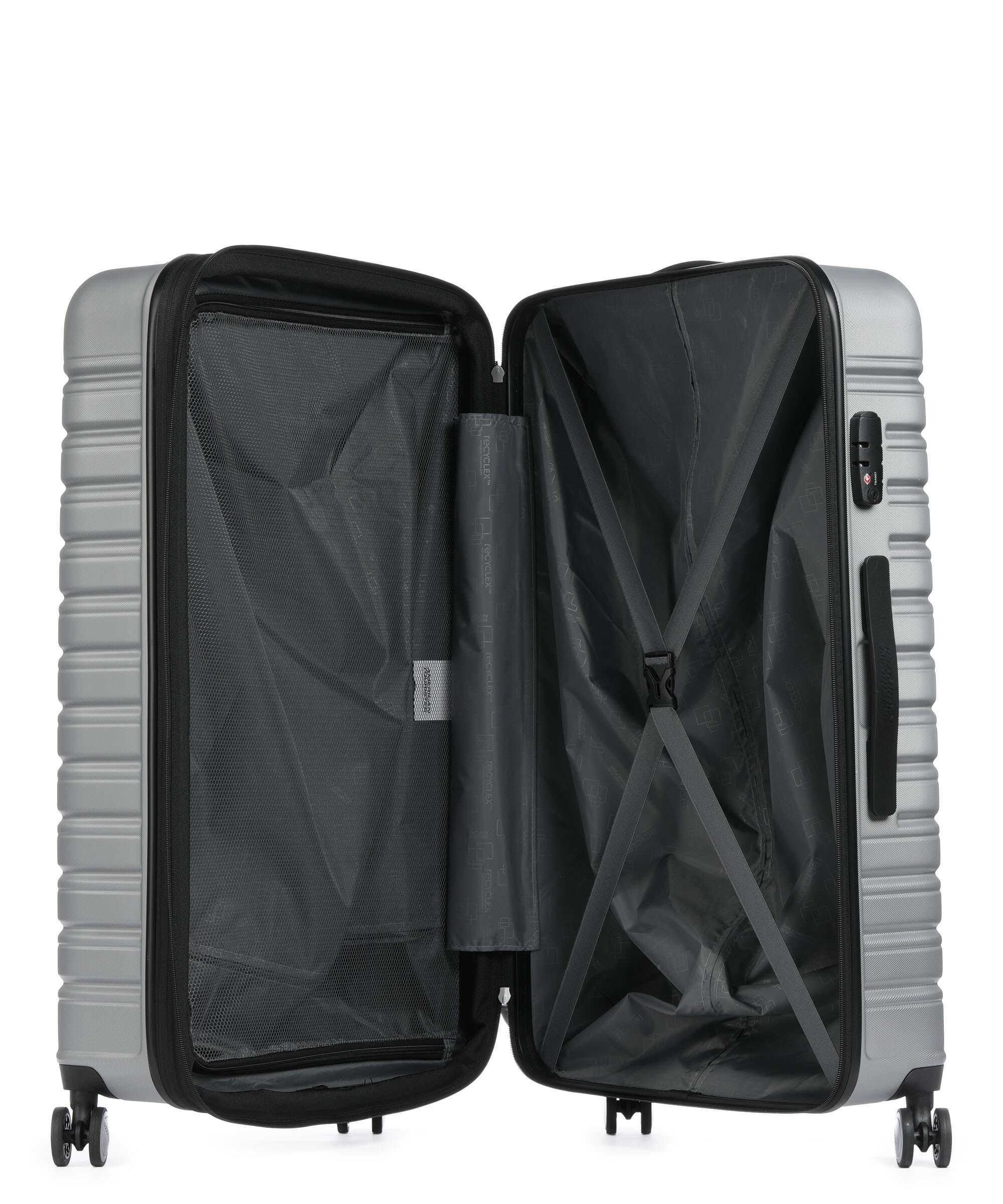 American Tourister Flashline Spinner (4 wheels) sky silver - Image 6